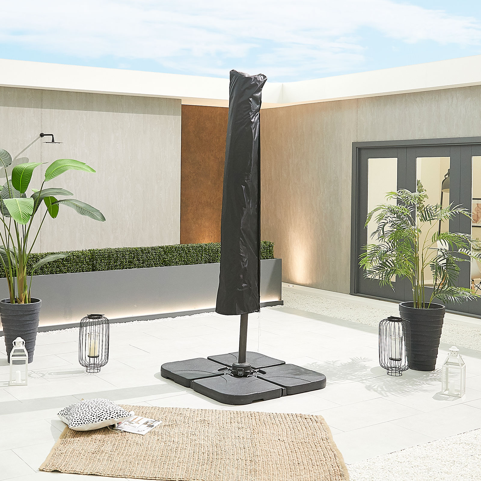 Nova - Apollo Cantilever Parasol - 2.5m Square - Beige thumbnail 6