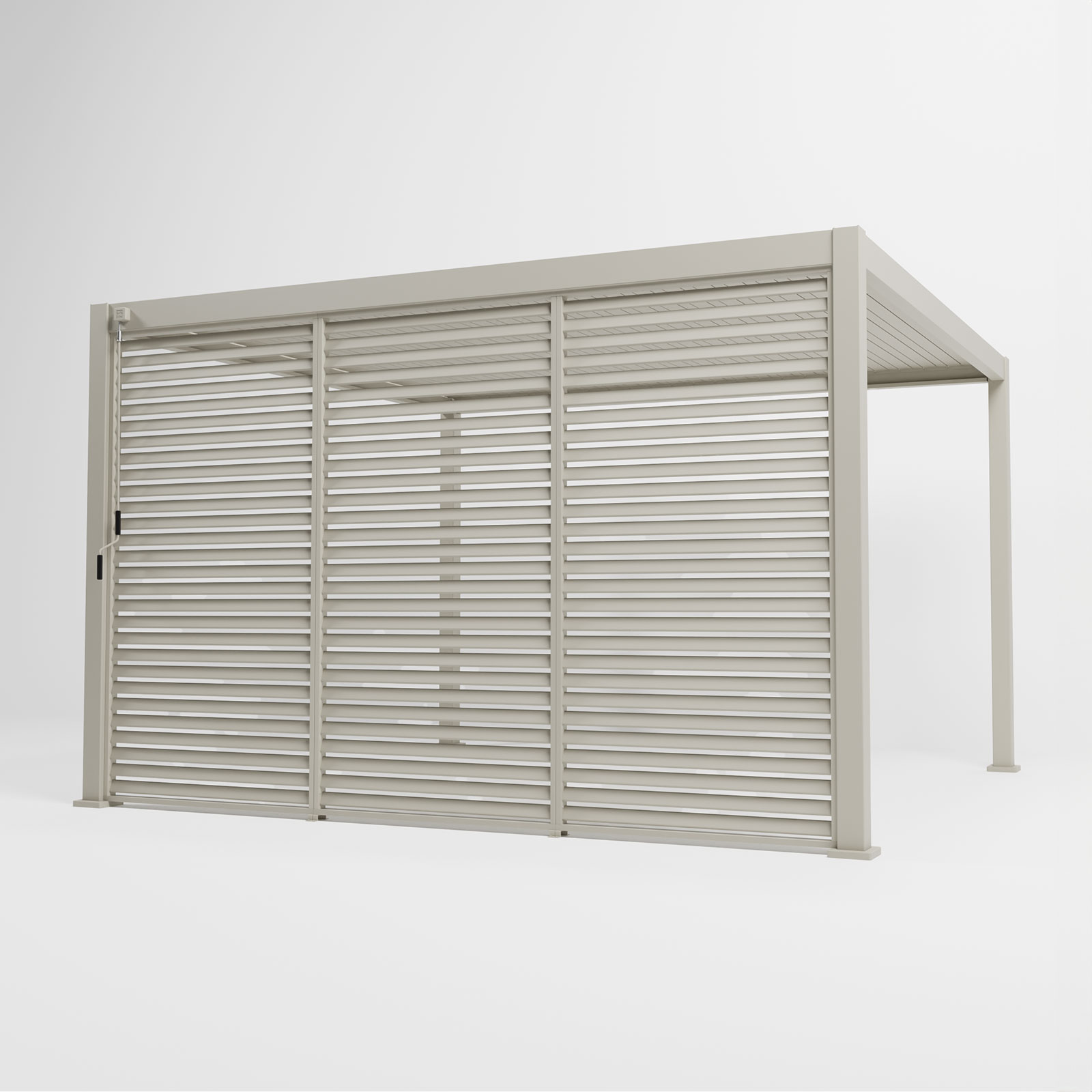 Nova - Titan 1.33m Aluminium Side Wall - Pebble