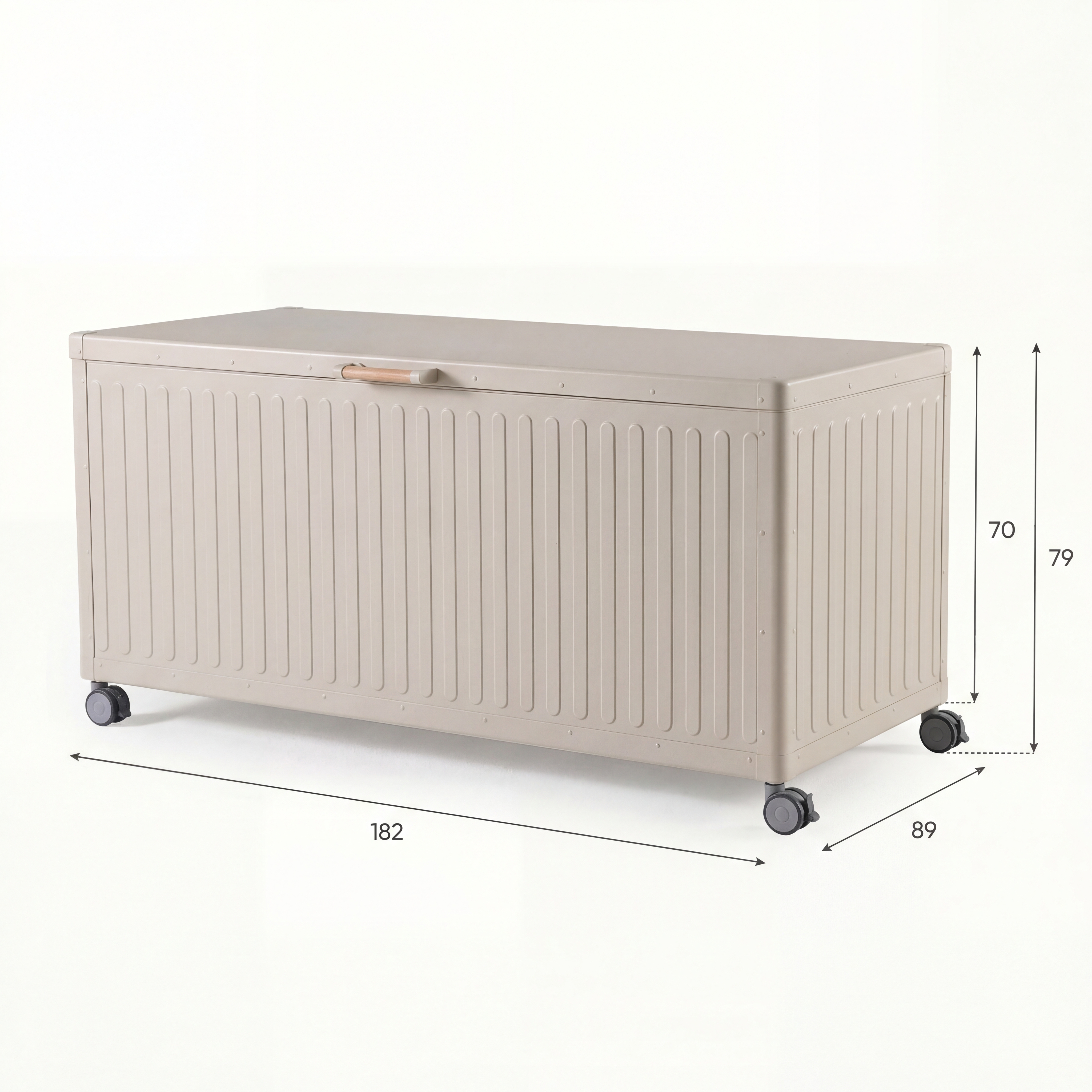 Nova - Large Aluminium Storage Box - Pebble thumbnail 2
