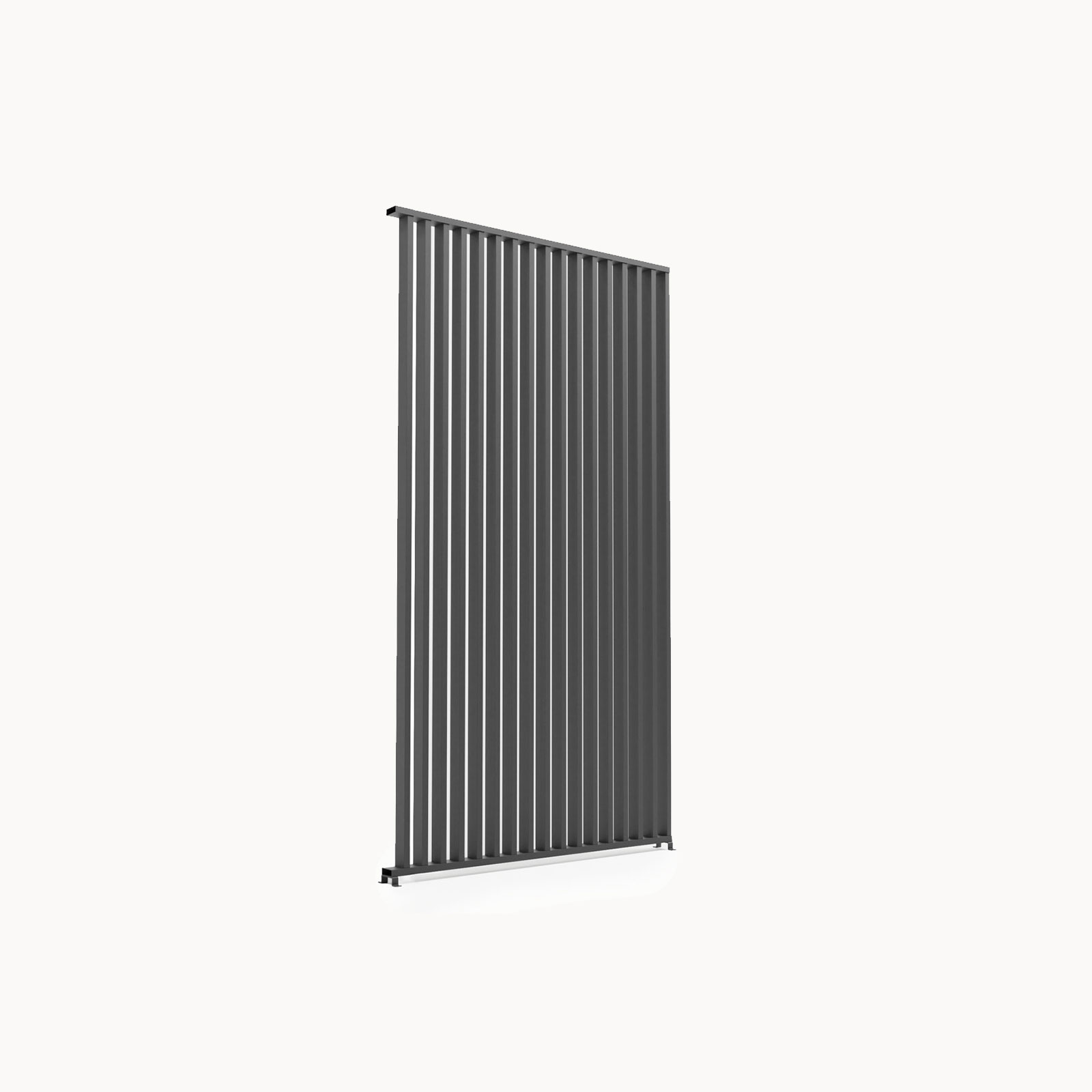 Nova - 1.3m Vertical Louvre Side Wall Panel - Grey thumbnail 6