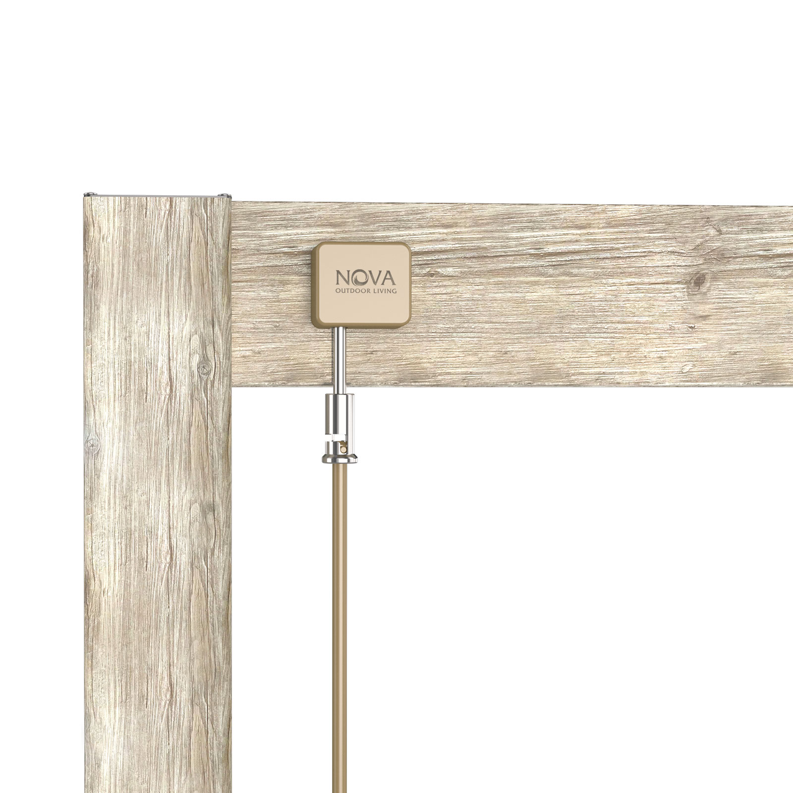 Nova - Titan Freestanding Aluminium Pergola - 6m x 3m Rectangular - Wood Look thumbnail 5