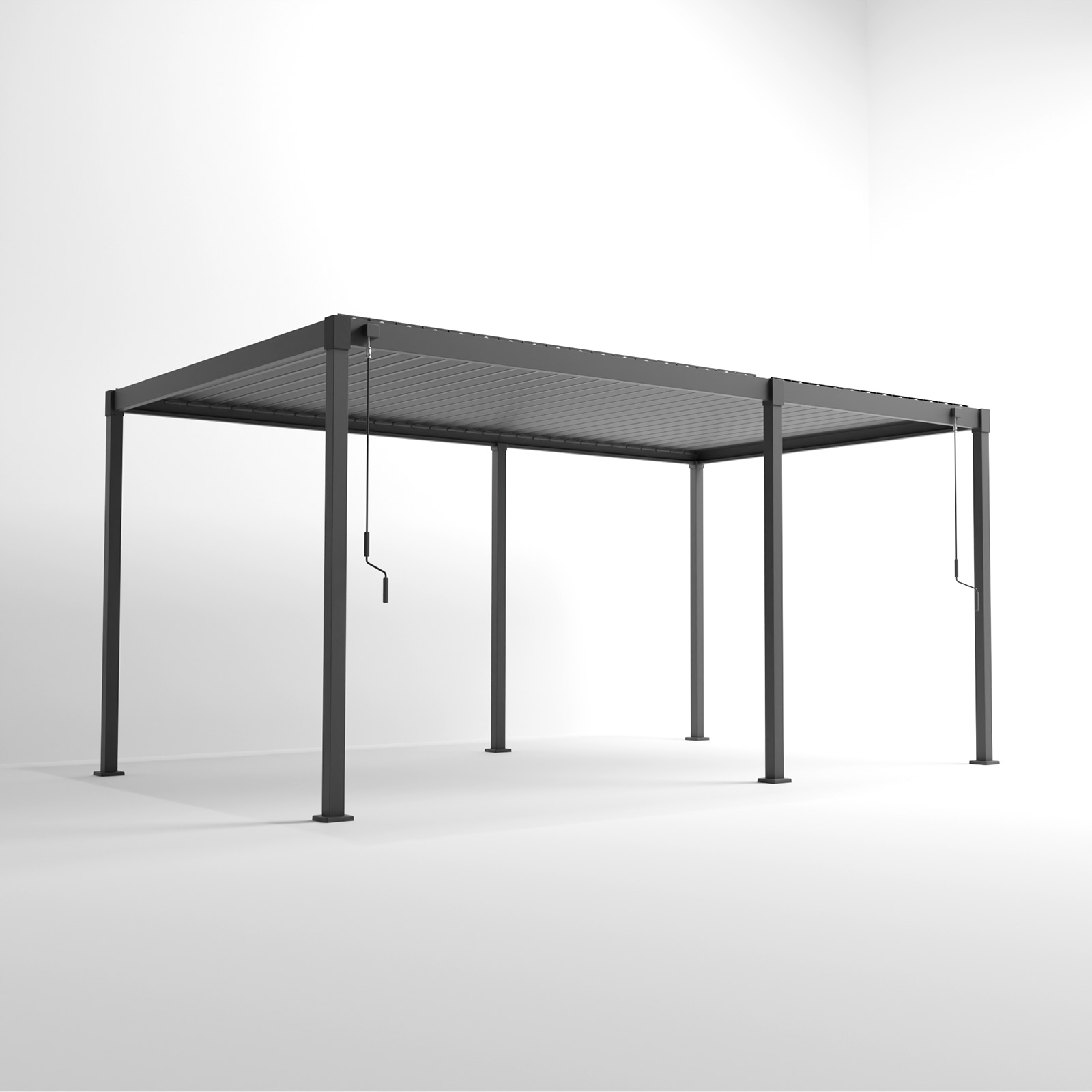 Nova - Luna Pergola - 5.0m x 3.0m Rectangular - Grey thumbnail 2