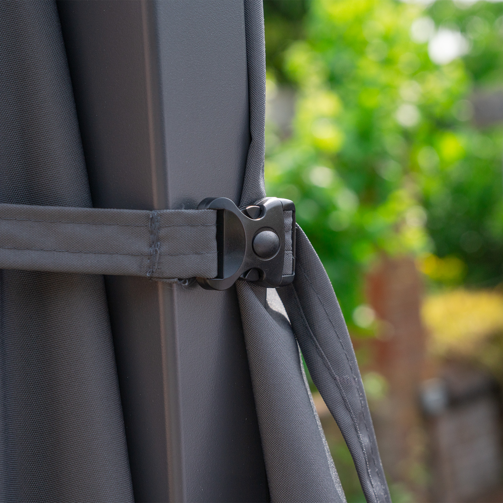Nova - Astra 3.6m x 2.7m Rectangular Cantilever Parasol - Grey thumbnail 3