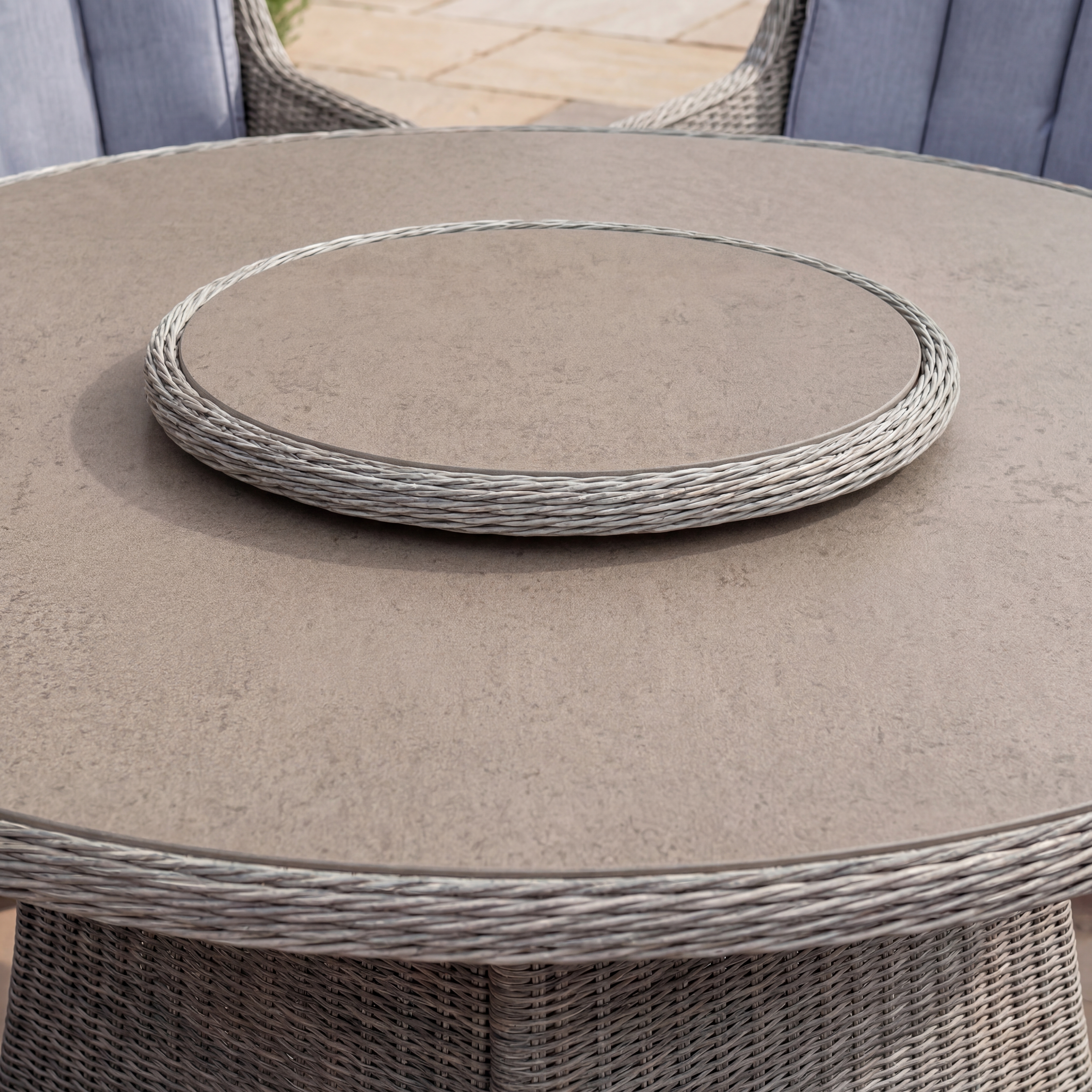 Nova - Ivy 6 Seat Dining Set - 1.4m Round Table (Ceramic Glass) thumbnail 11