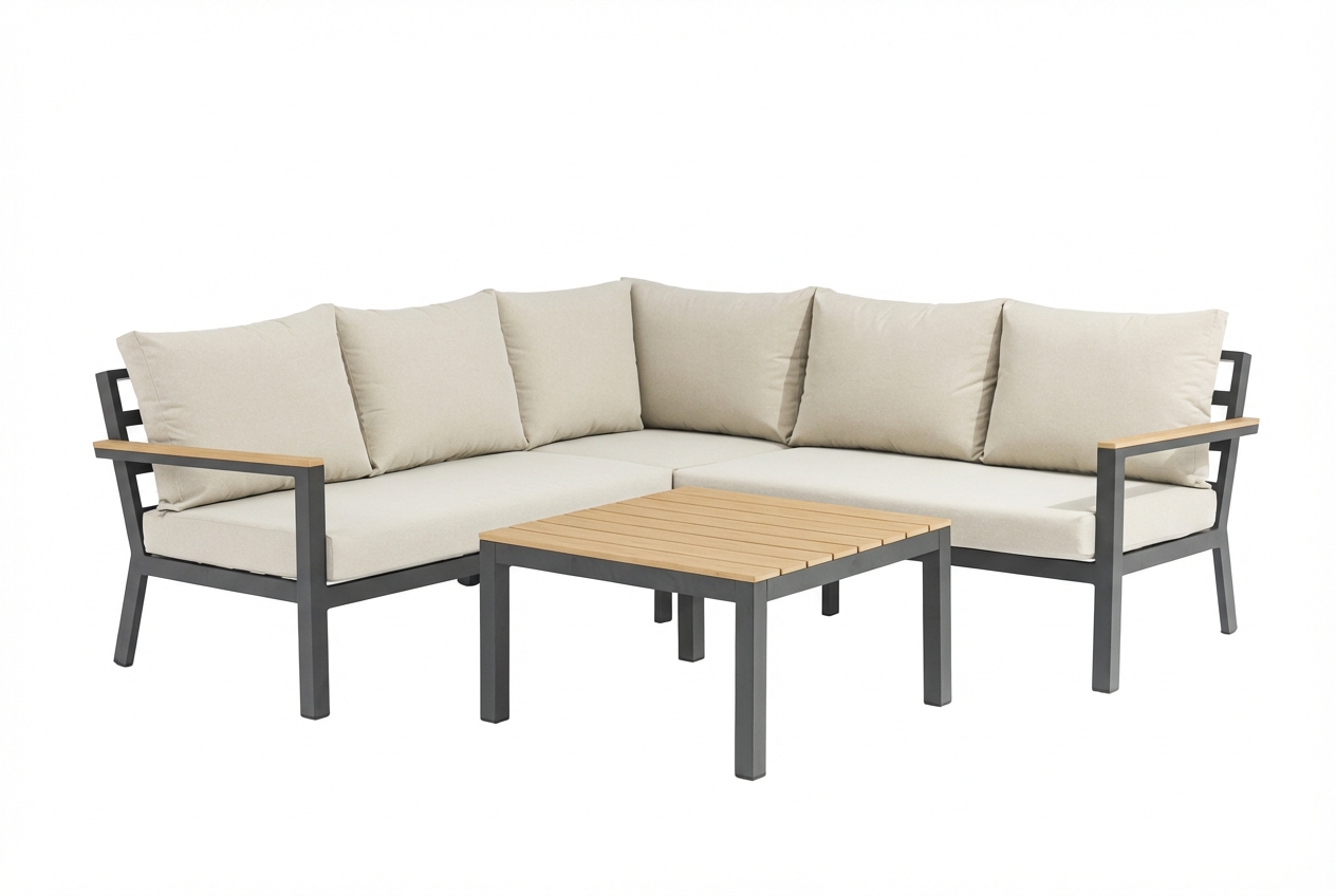 Nova - Heidi Corner Sofa Lounging Set with Square Coffee Table thumbnail 4