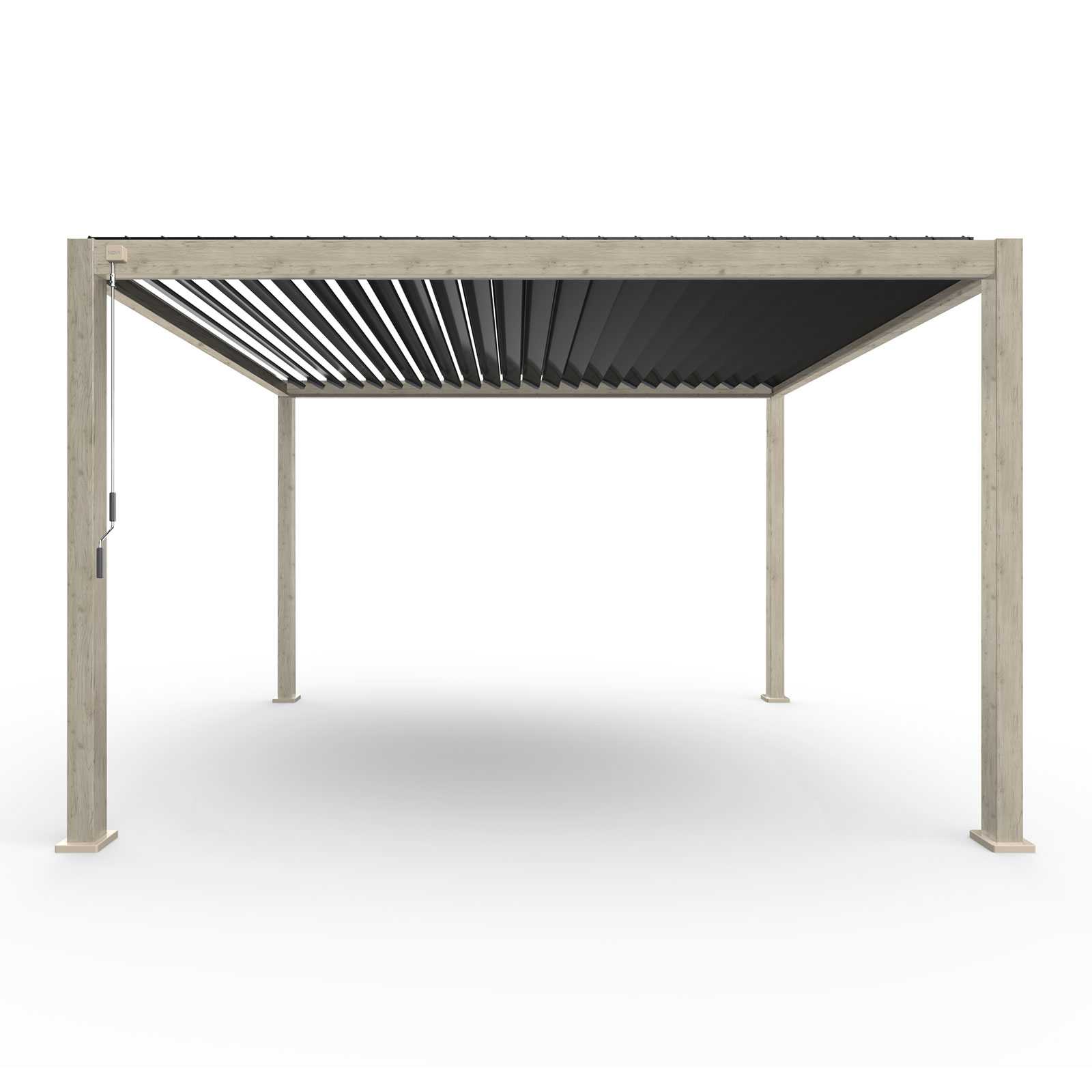 Nova - Titan Freestanding Aluminium Pergola - 4.0m x 3.6m Rectangular - Wood Look thumbnail 2