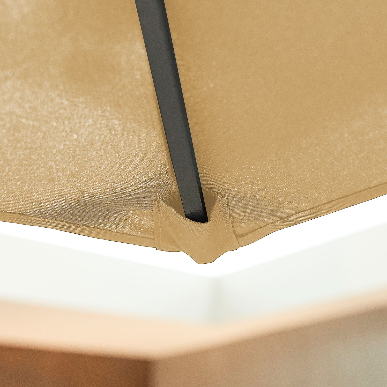 Nova - Antigua Aluminium Parasol - 3m x 2m Rectangular - Beige thumbnail 7