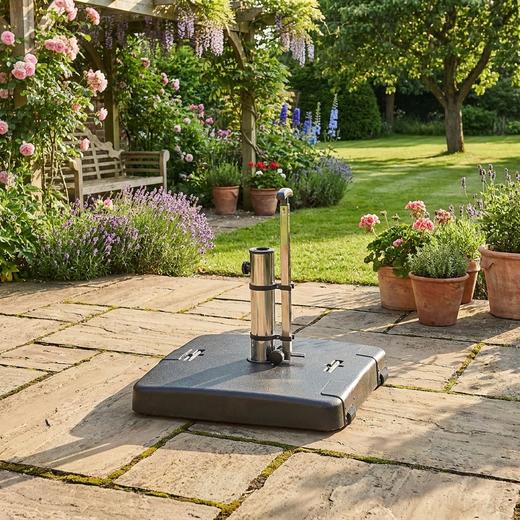 Nova - Parasol Base - 50kg - Concrete with Handles