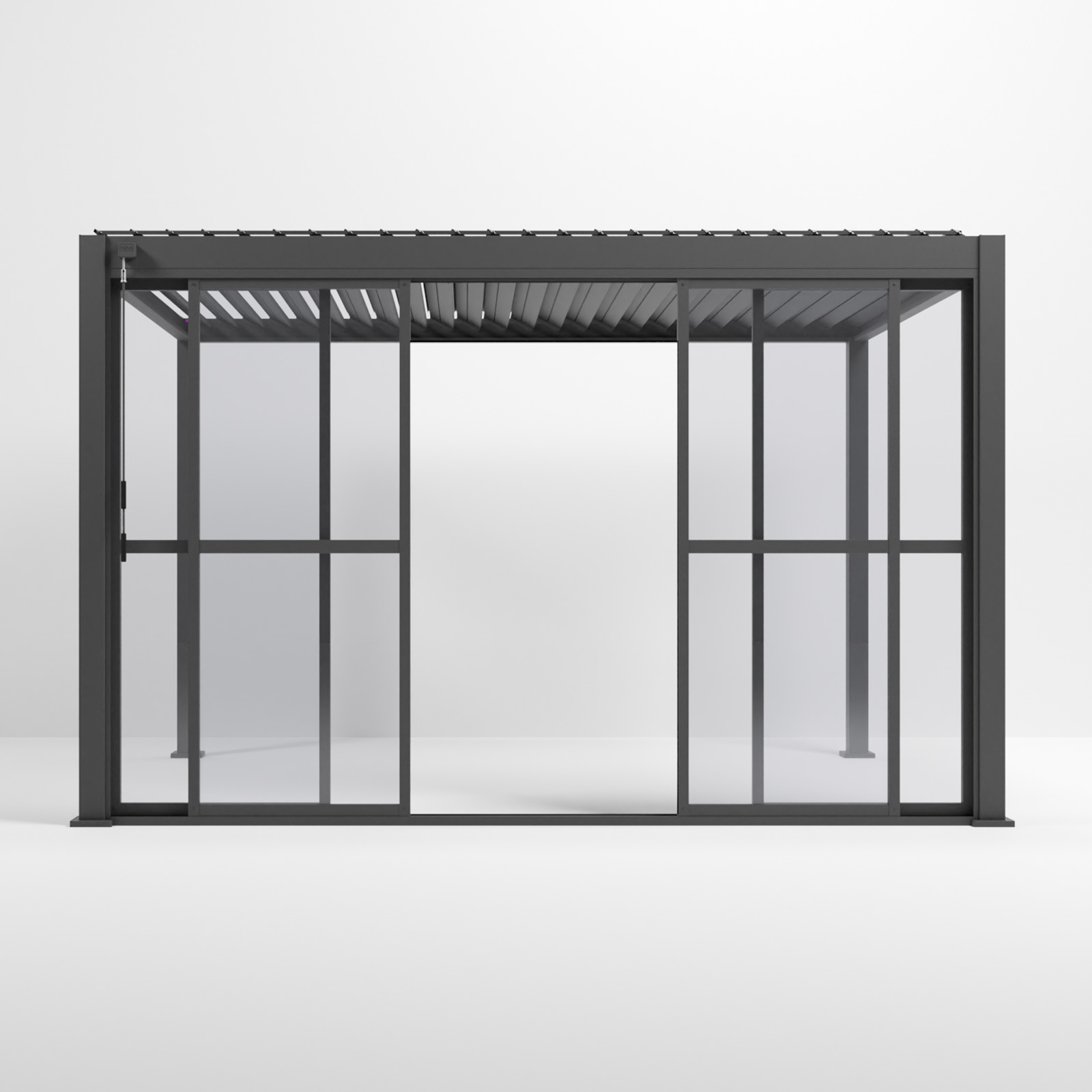 Nova - Titan Clear Sliding Doors - 4m - Grey thumbnail 4