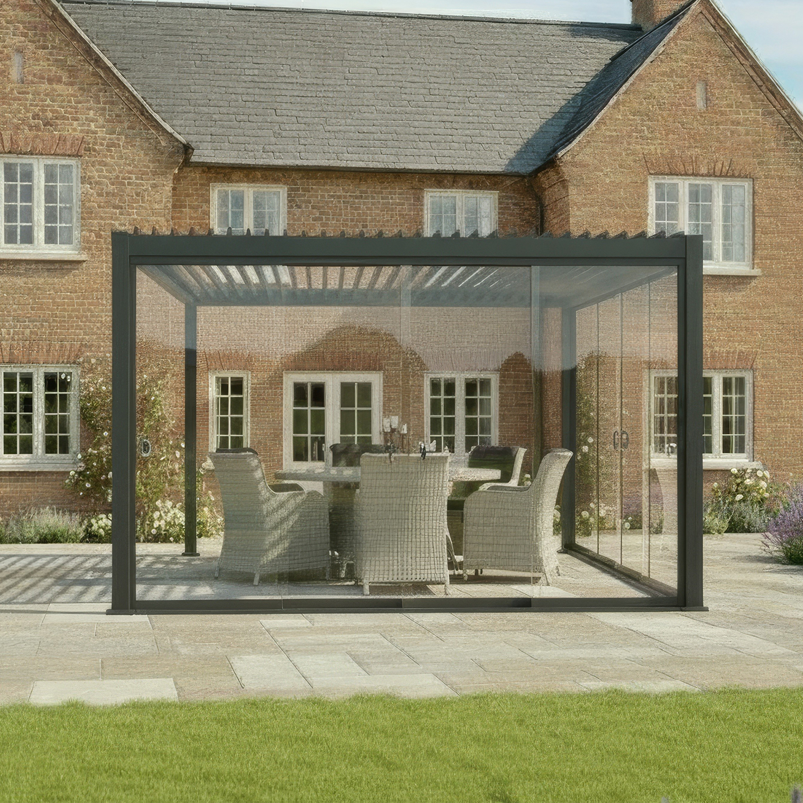 Nova - Titan 3.6M Glass Sliding Doors Pack - Grey thumbnail 1