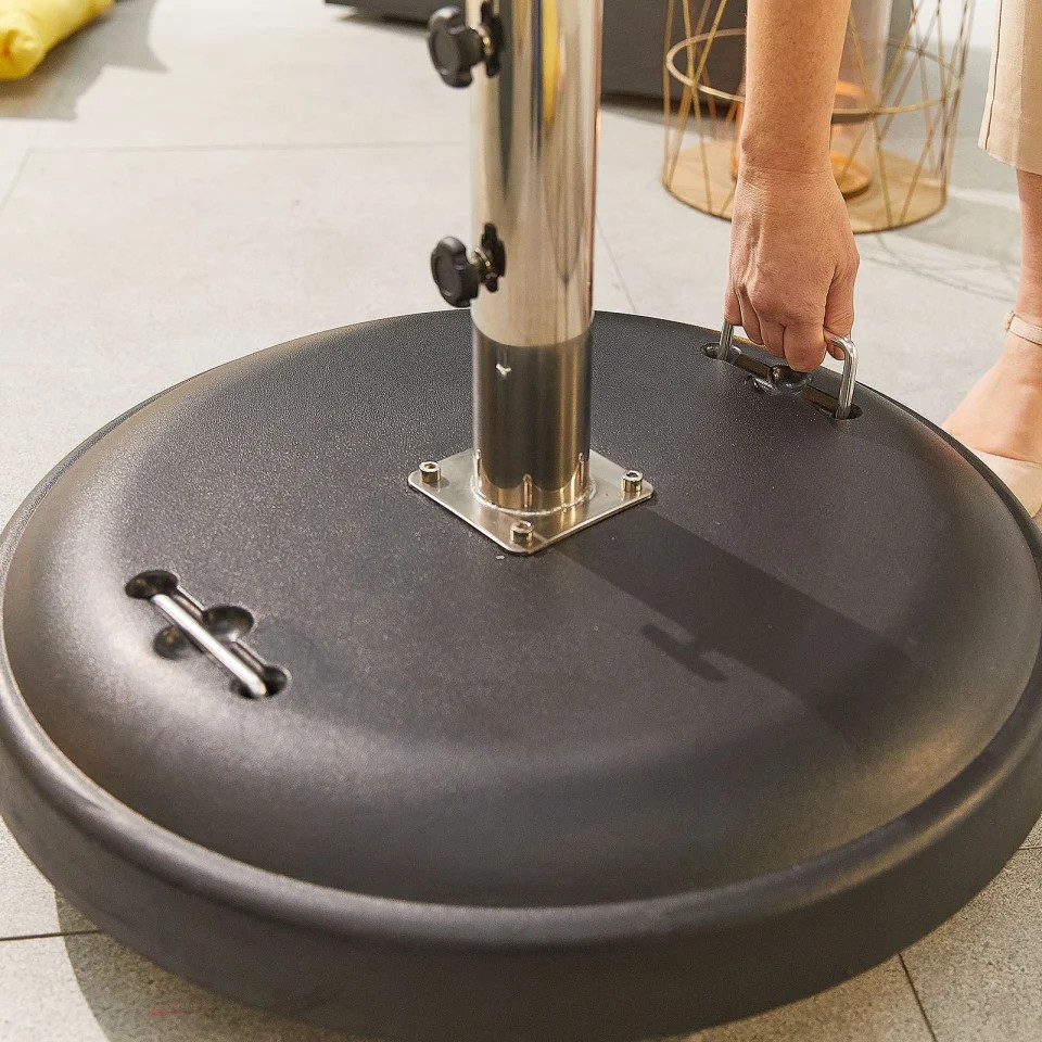 Nova - Parasol Base - 50kg - Concrete with Wheels thumbnail 16