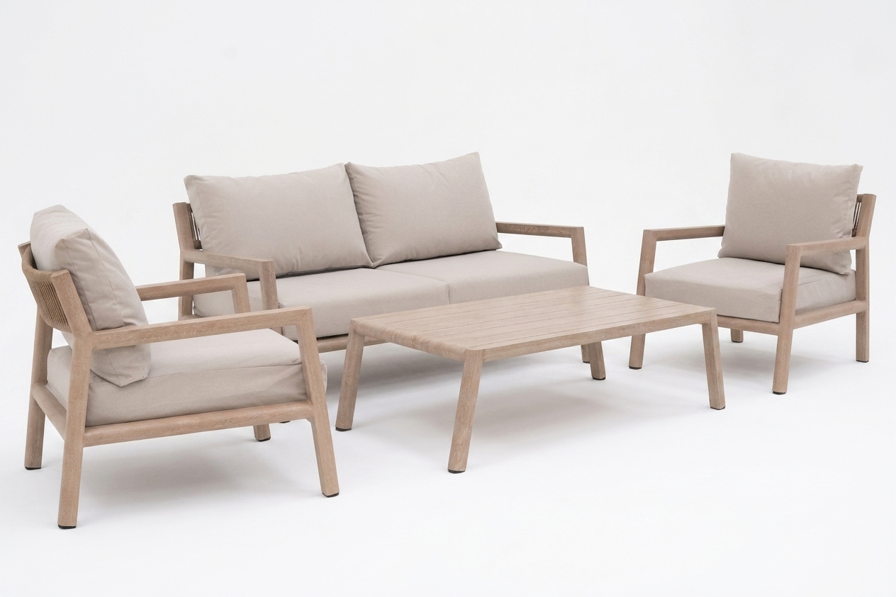 Nova - Eleanor 2 Seater Sofa Lounging Set with Rectangular Coffee Table thumbnail 4