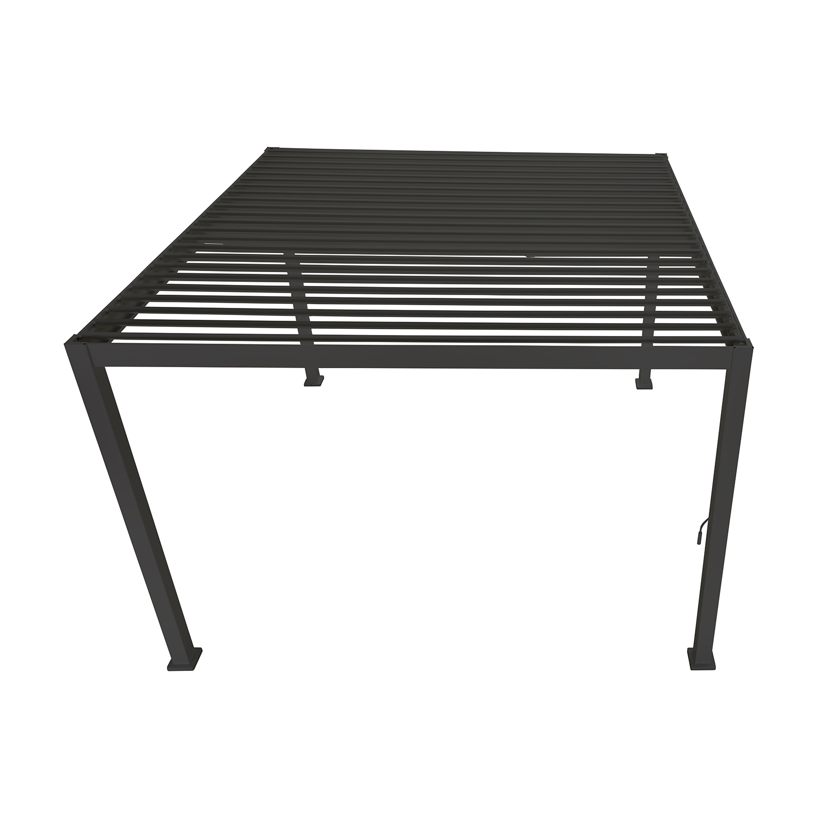 Nova - Titan Freestanding Aluminium Pergola - 3.6m Square - Grey thumbnail 8
