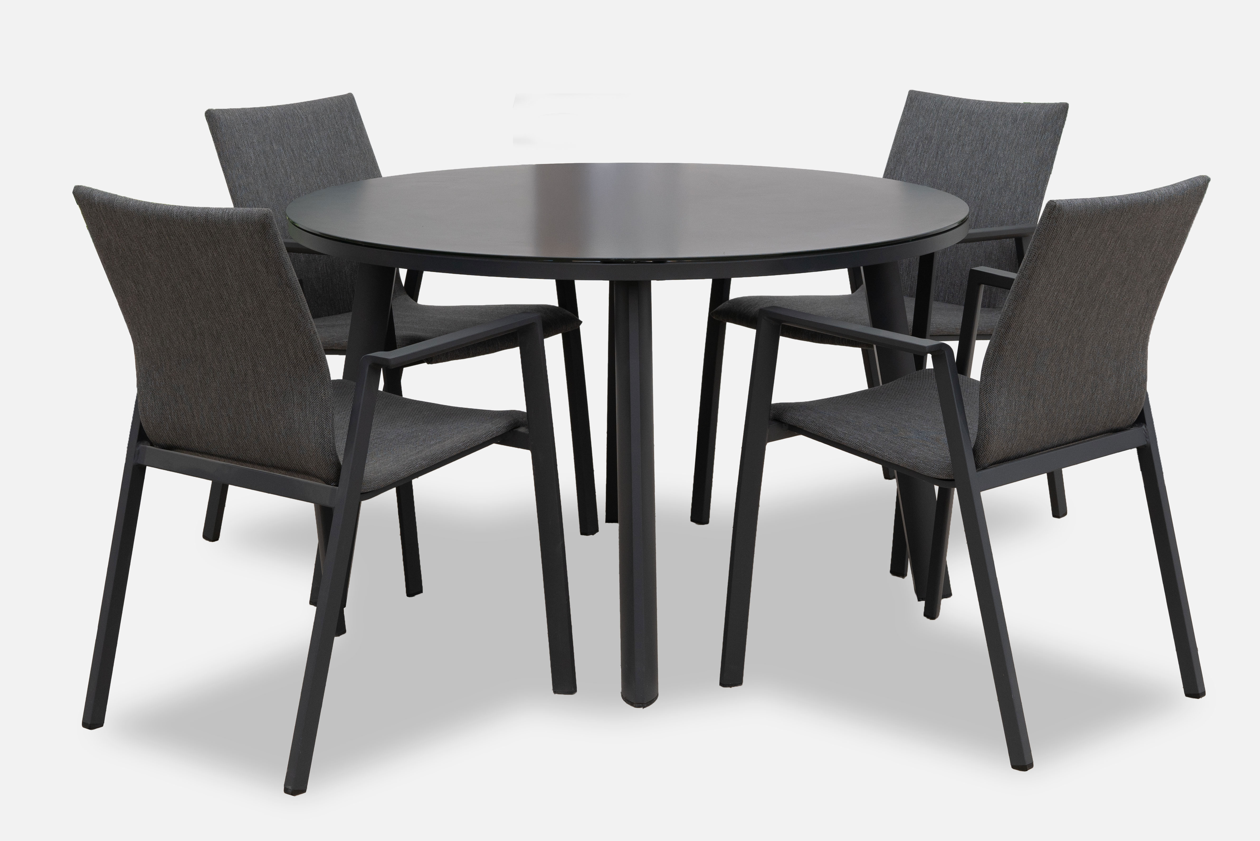 Nova - Phoenix 4 Seat Dining Set - 1.2m Round Table thumbnail 5