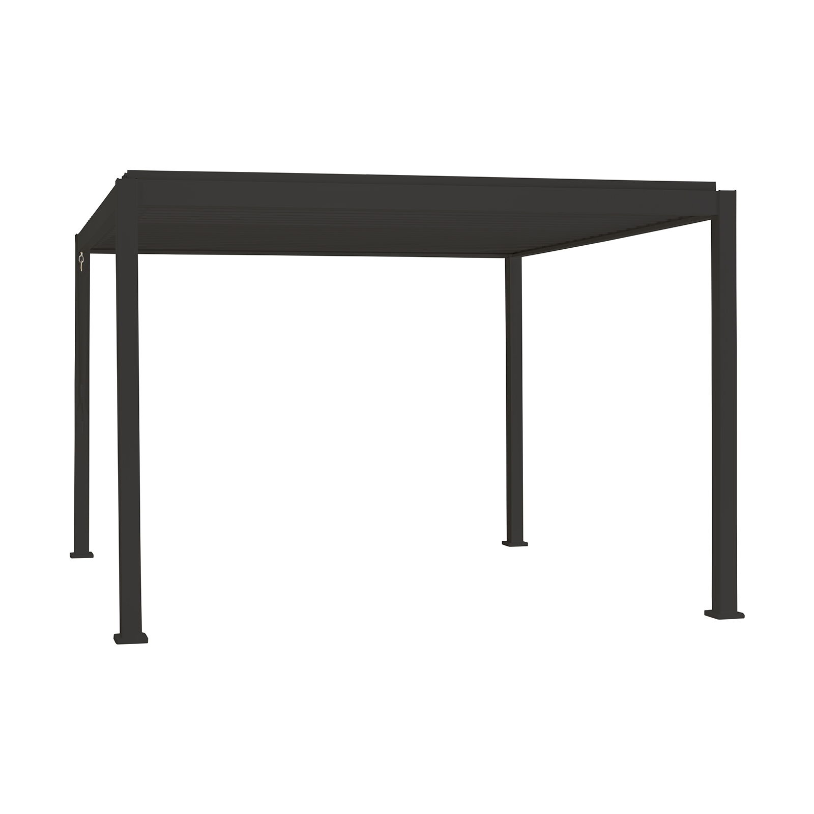 Nova - Titan Freestanding Aluminium Pergola - 3.6m Square - Grey thumbnail 7