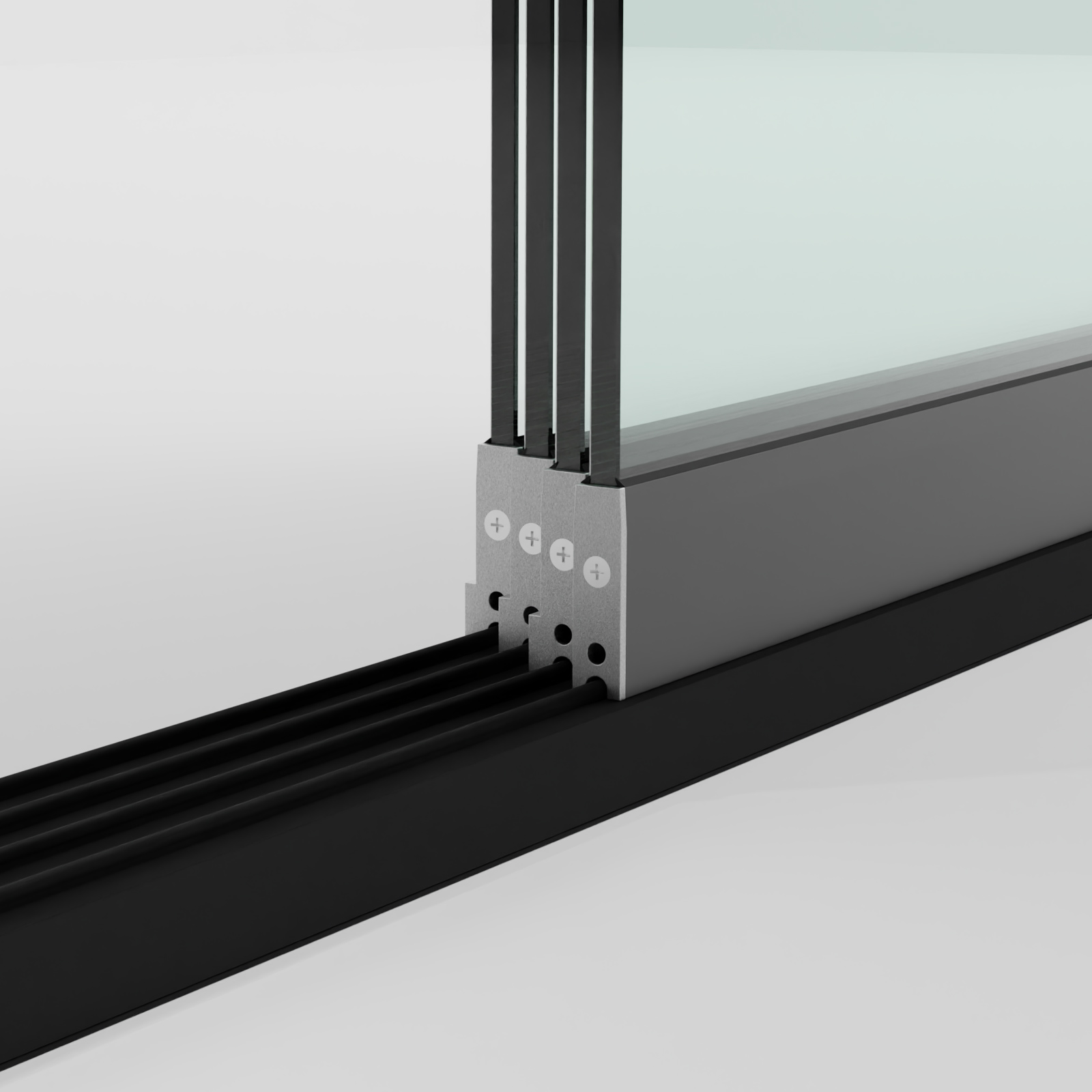 Nova - Titan 4.0M Glass Sliding Doors Pack - Grey thumbnail 9