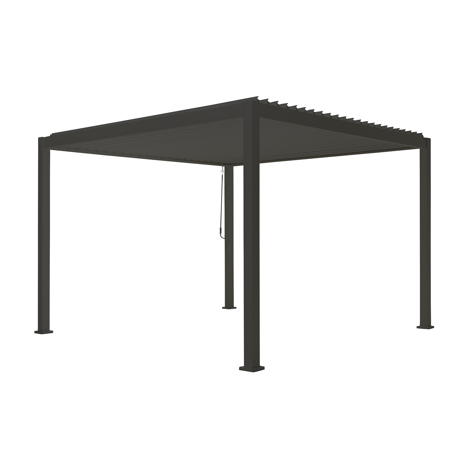 Nova - Titan Freestanding Aluminium Pergola - 3.6m Square - Grey thumbnail 5
