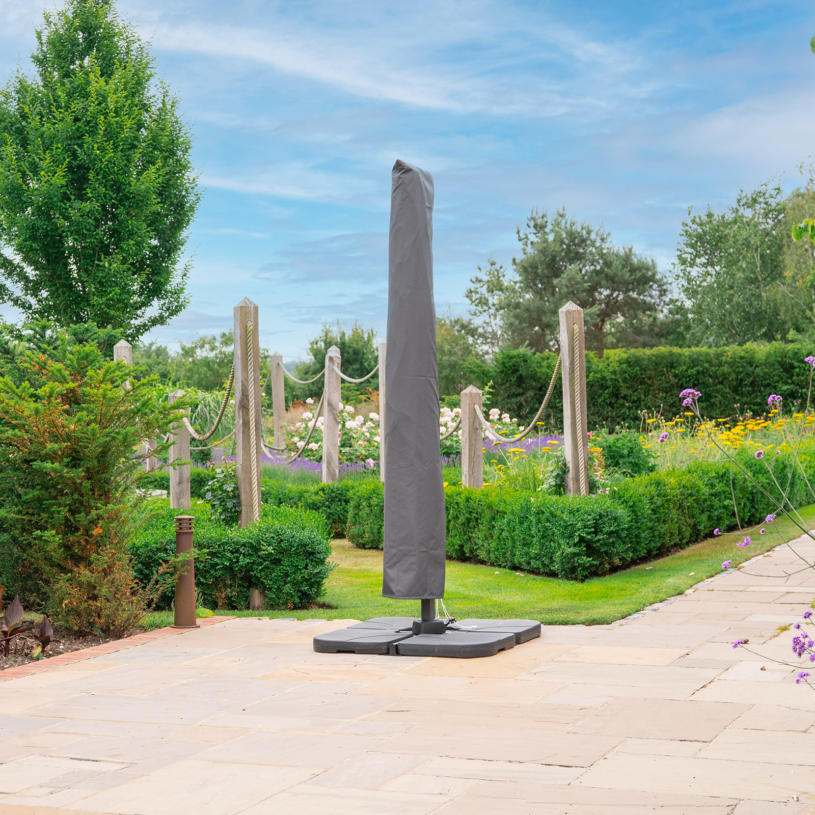 Nova - Astra 3.6m x 2.7m Rectangular Cantilever Parasol - Grey thumbnail 9