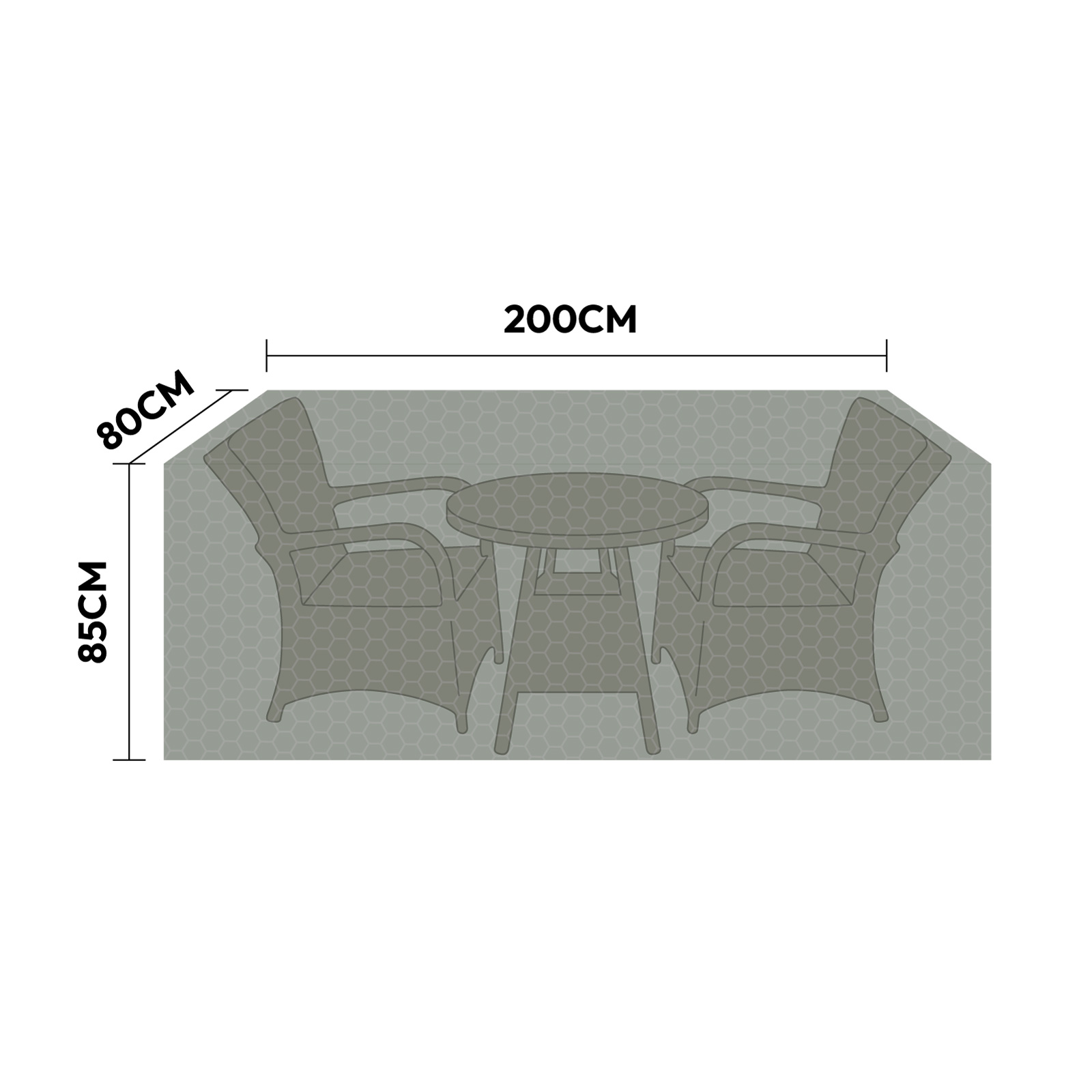 Protex - 2 Seat Bistro Set Cover thumbnail 4