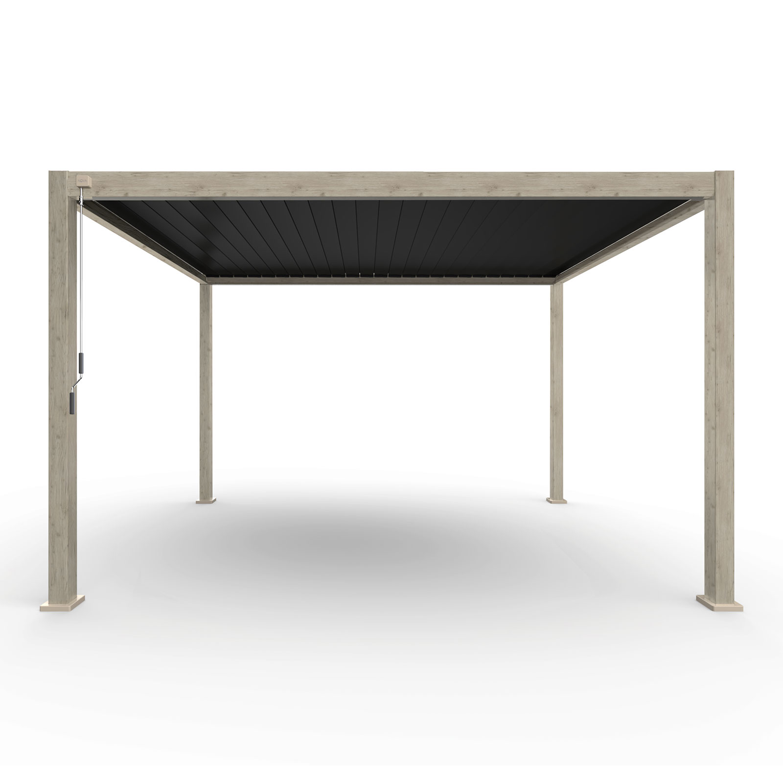 Nova - Titan Freestanding Aluminium Pergola - 4m x 3m Rectangular - Wood Look thumbnail 8