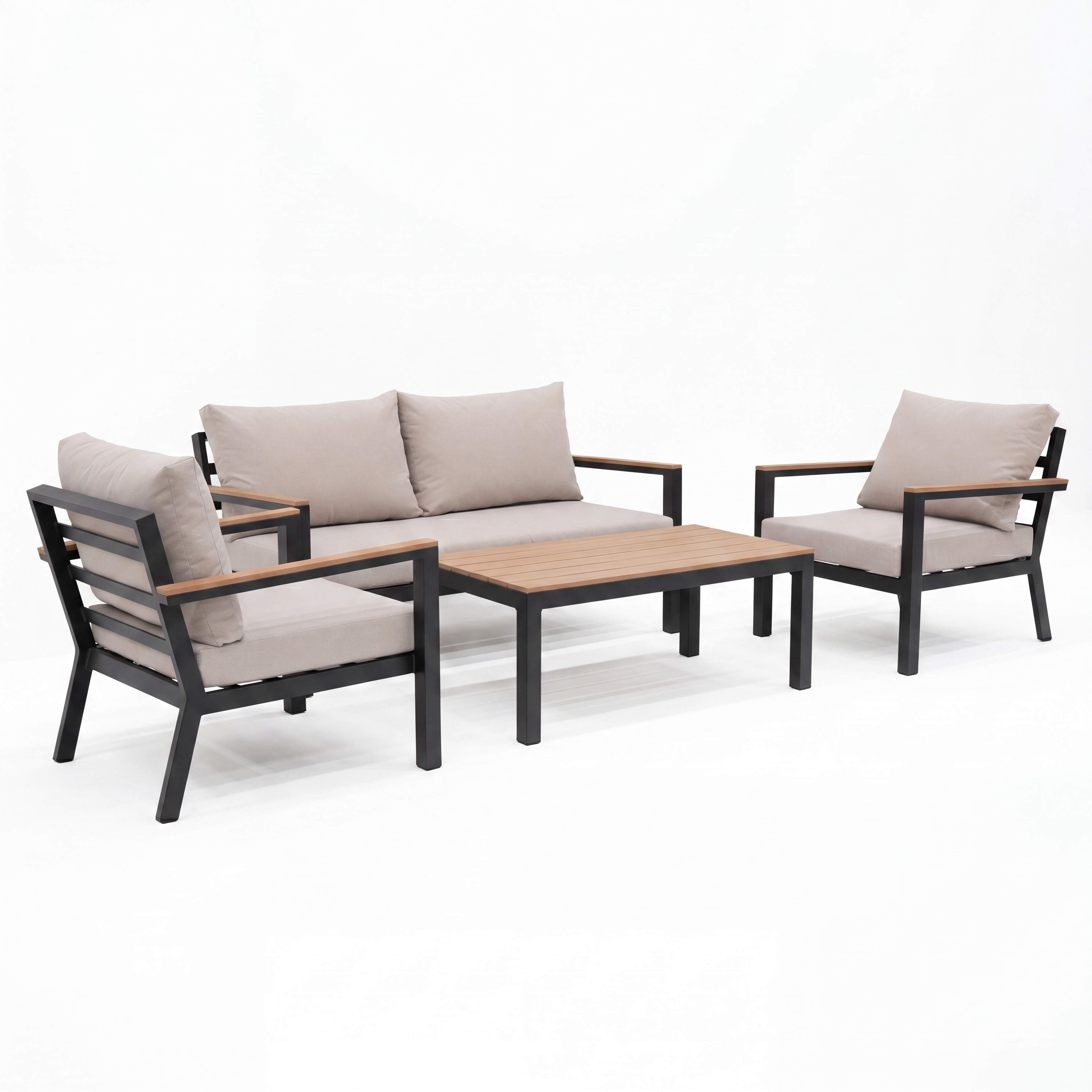 Nova - Heidi 2 Seater Sofa Lounging Set with Rectangular Coffee Table thumbnail 3