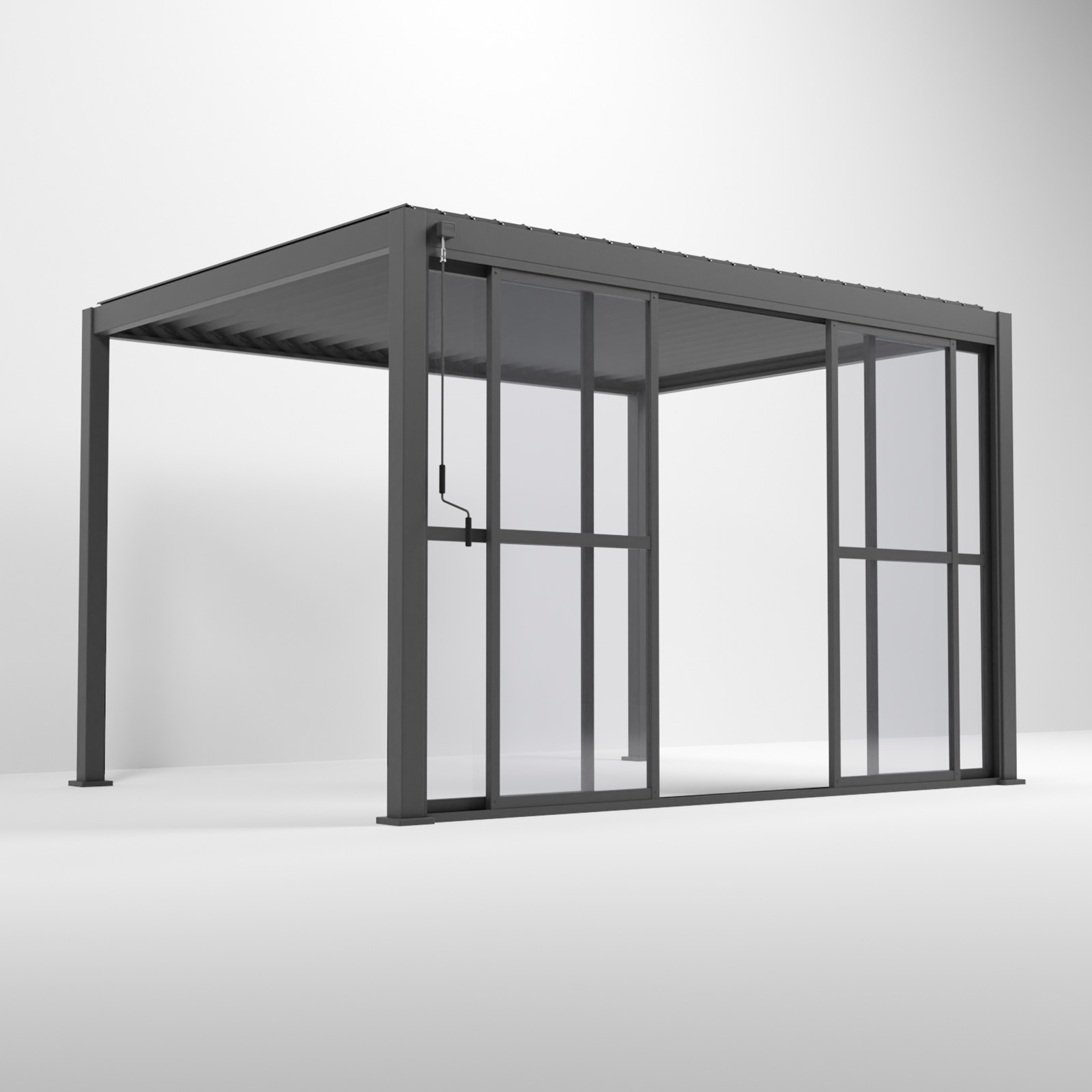 Nova - Titan Clear Sliding Doors - 4m - Grey thumbnail 2
