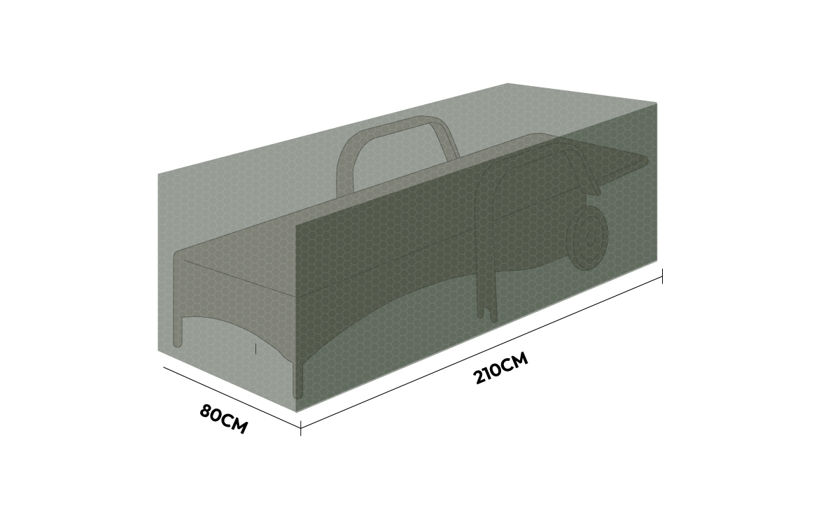 Protex - Single Sunlounger with Arms Cover