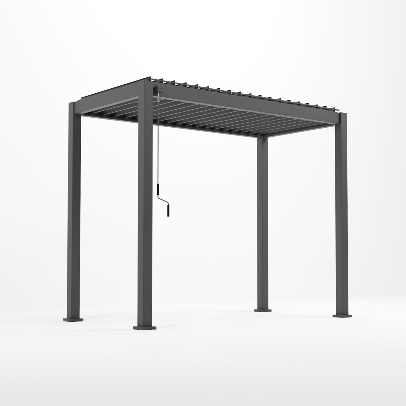 Nova - Titan Freestanding Aluminium Pergola - 3.0m x 1.5m Rectangular - Grey thumbnail 6
