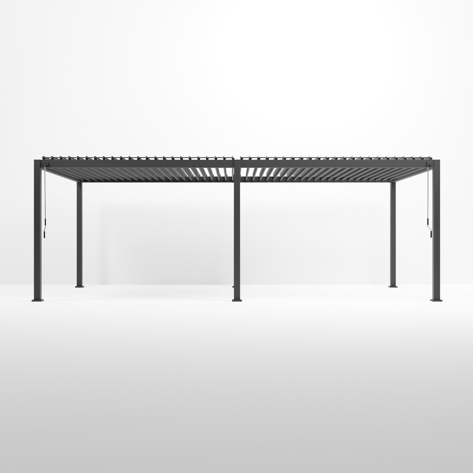 Nova - Titan Freestanding Aluminium Pergola - 7.2m x 3.6m Rectangular - Grey thumbnail 7