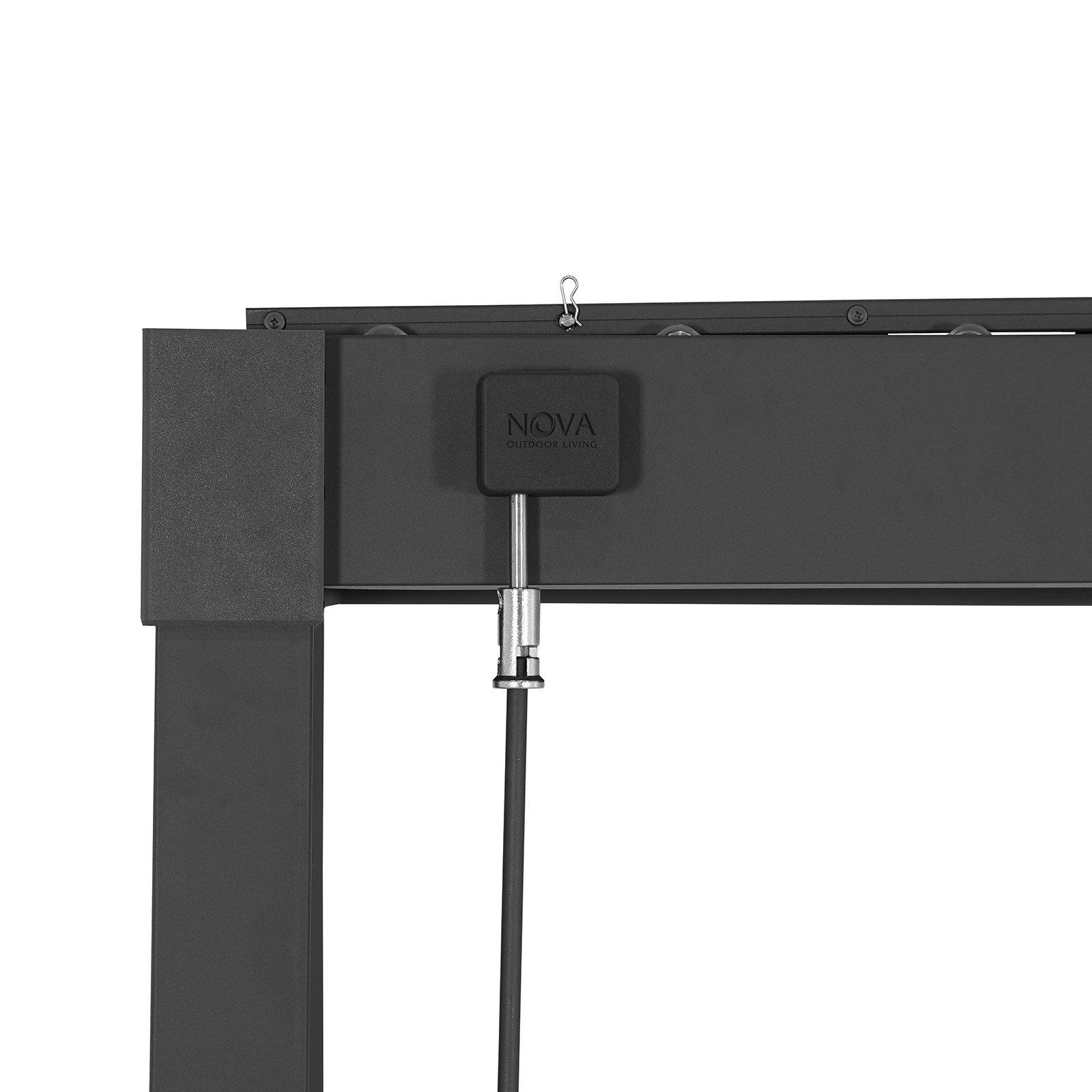 Nova - Luna Pergola - 3m x 2.4m Rectangular - Grey thumbnail 4