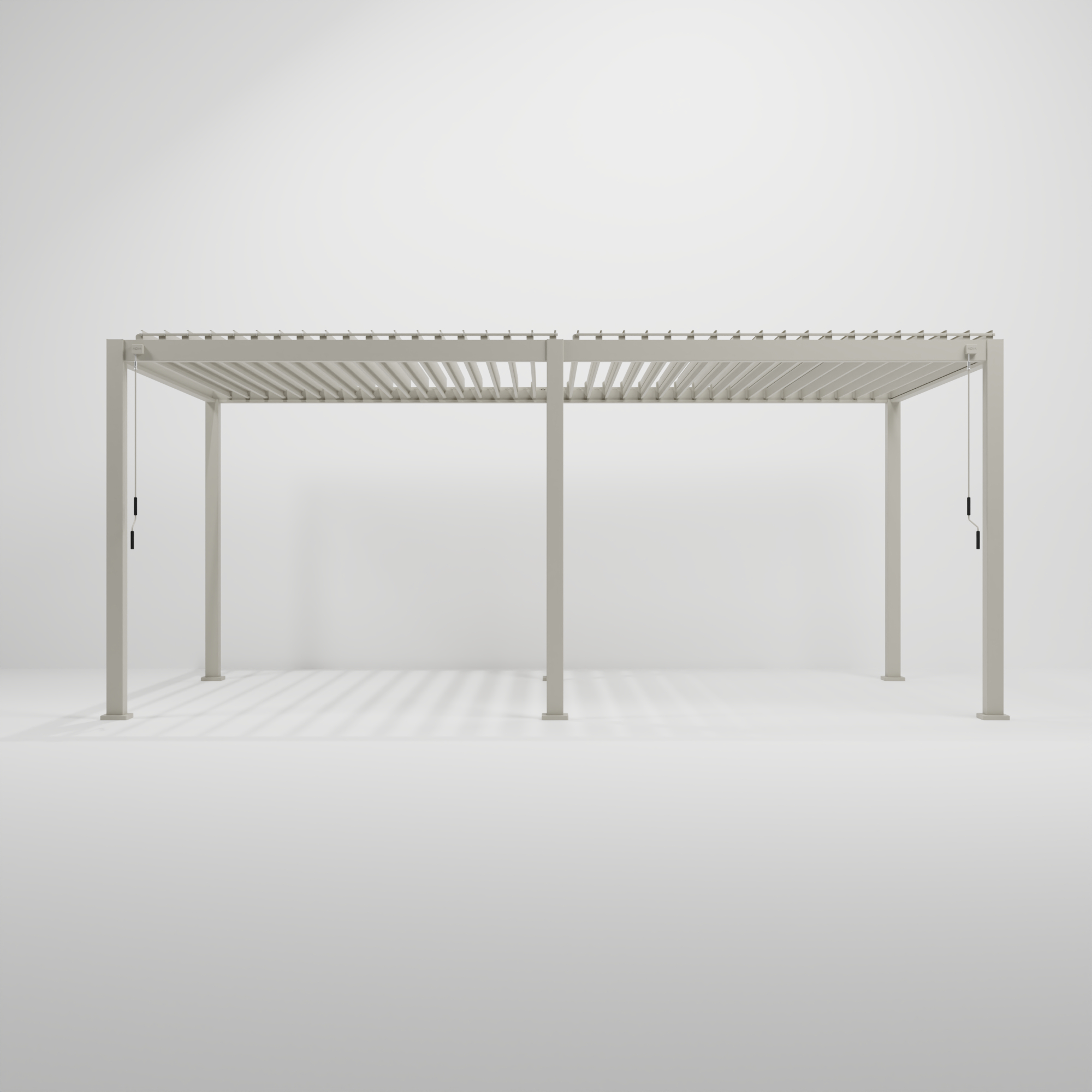Nova - Titan Freestanding Aluminium Pergola - 6m x 3m Rectangular - Pebble thumbnail 2
