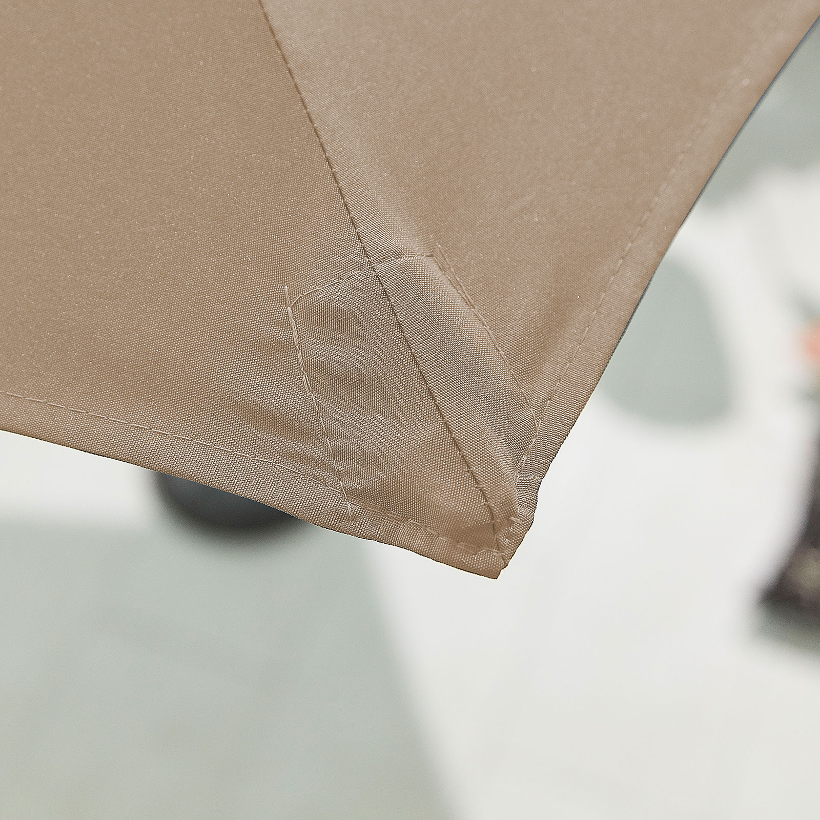 Nova - Antigua Aluminium Parasol - 3m x 2m Rectangular - Taupe thumbnail 4