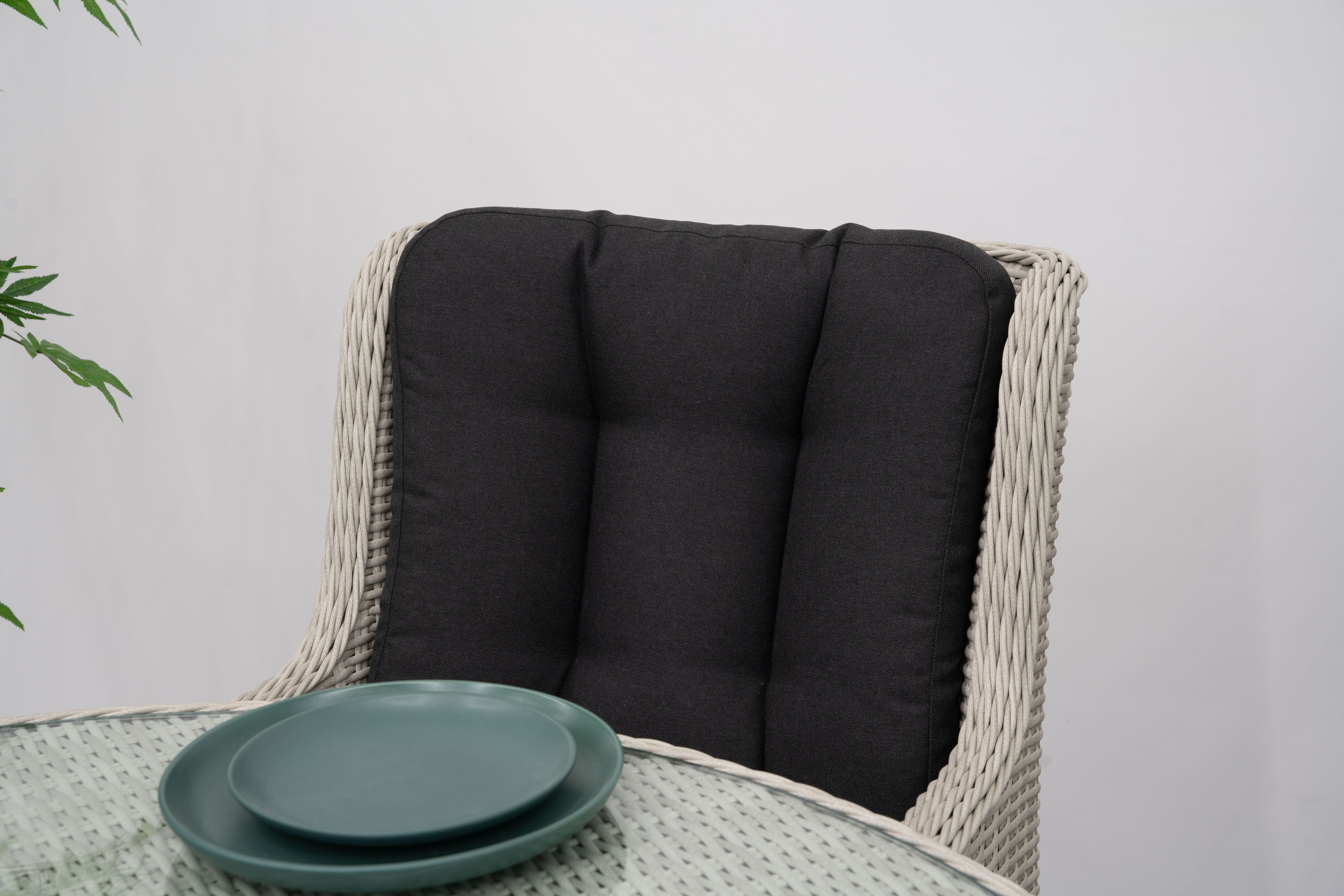 Nova - Avery 4 Seat Dining Set - 1.2m Round Table - Ash Grey thumbnail 7