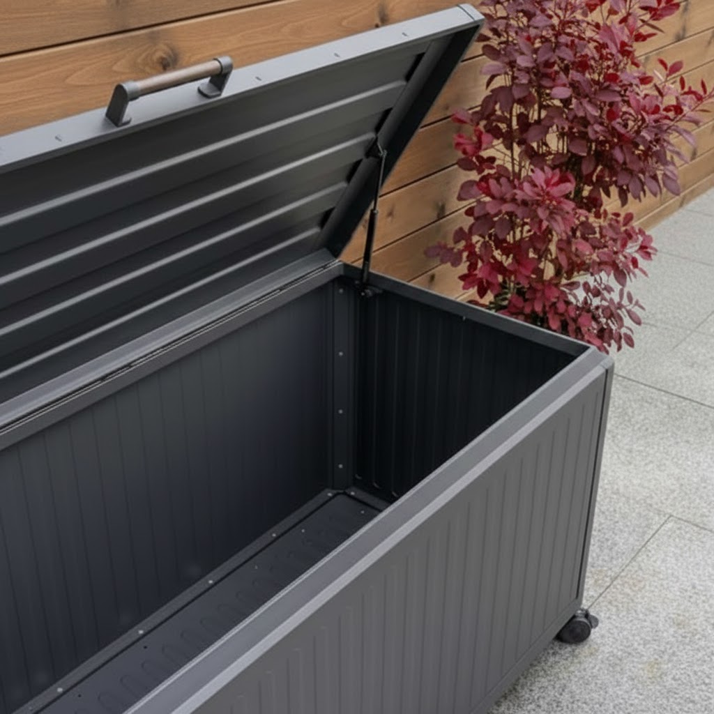 Nova - Large Aluminium Storage Box - Grey thumbnail 4
