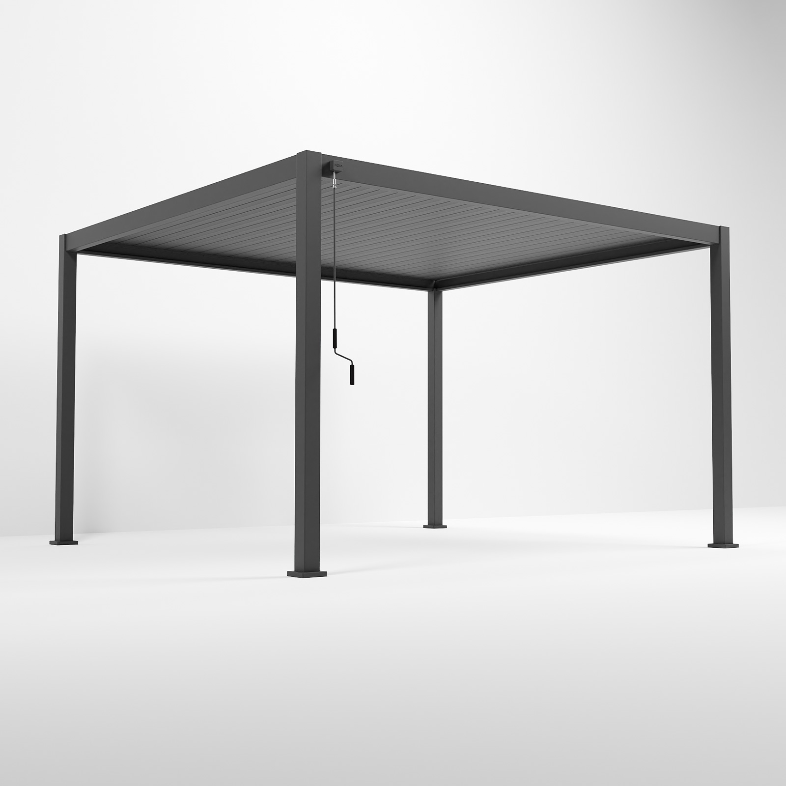 Nova - Titan Freestanding Aluminium Pergola - 4m x 3.6m Rectangular - Grey thumbnail 8