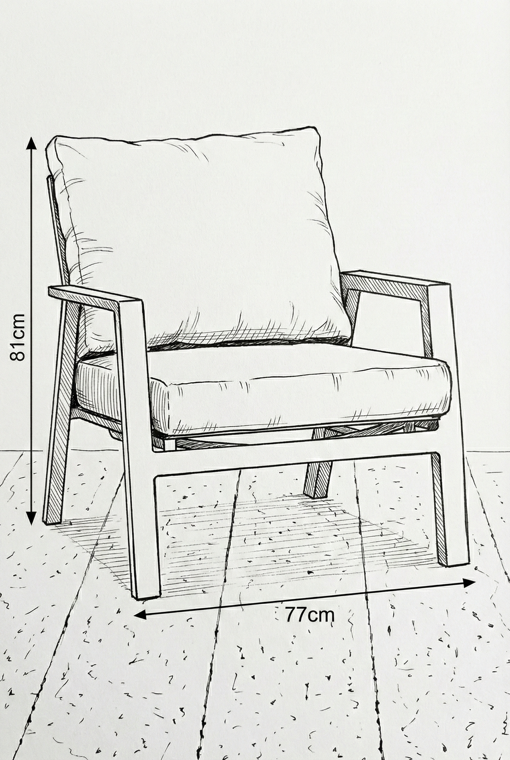 Nova - Zara Lounge Armchair thumbnail 2