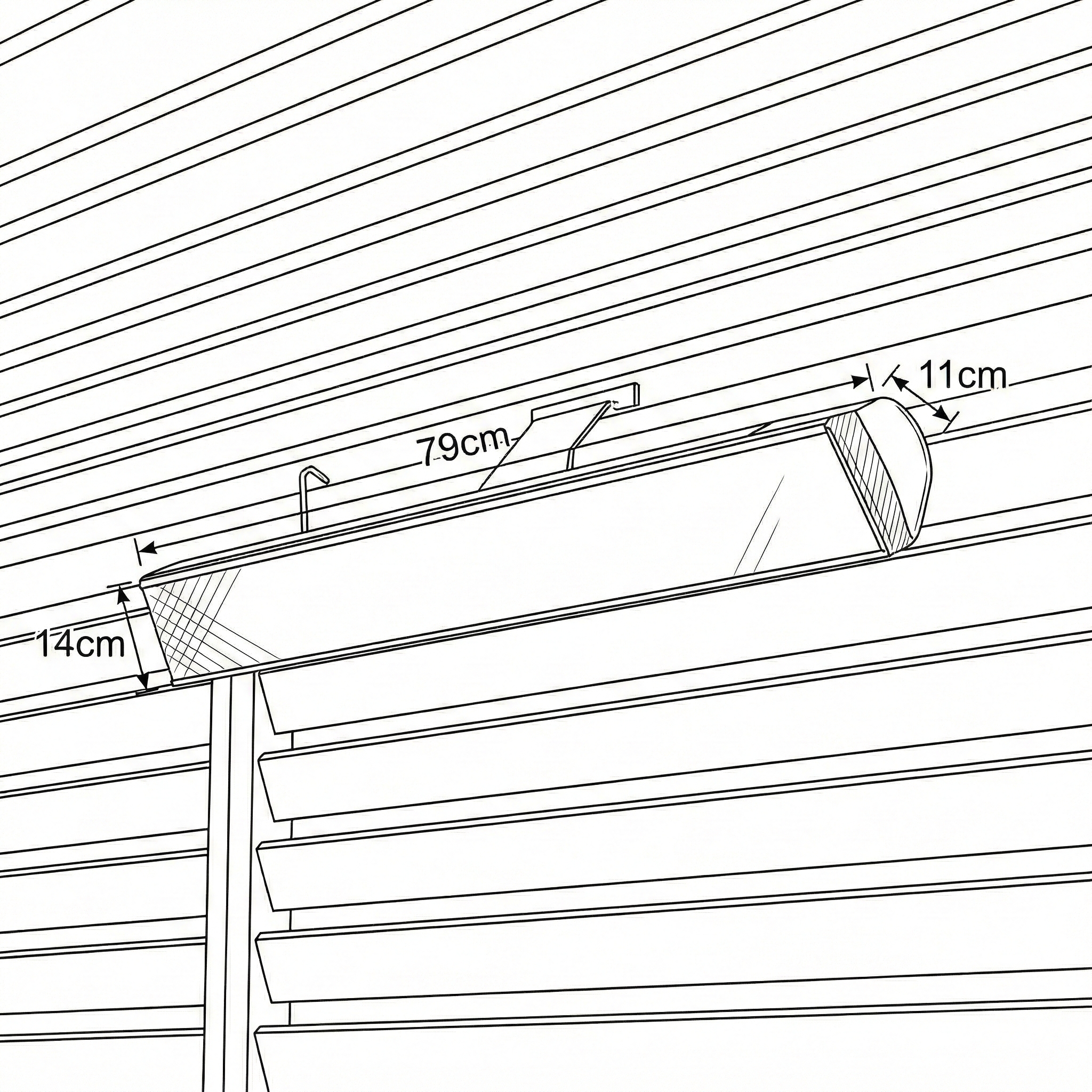 Nova - Zesti 2000W Pergola Heater thumbnail 6