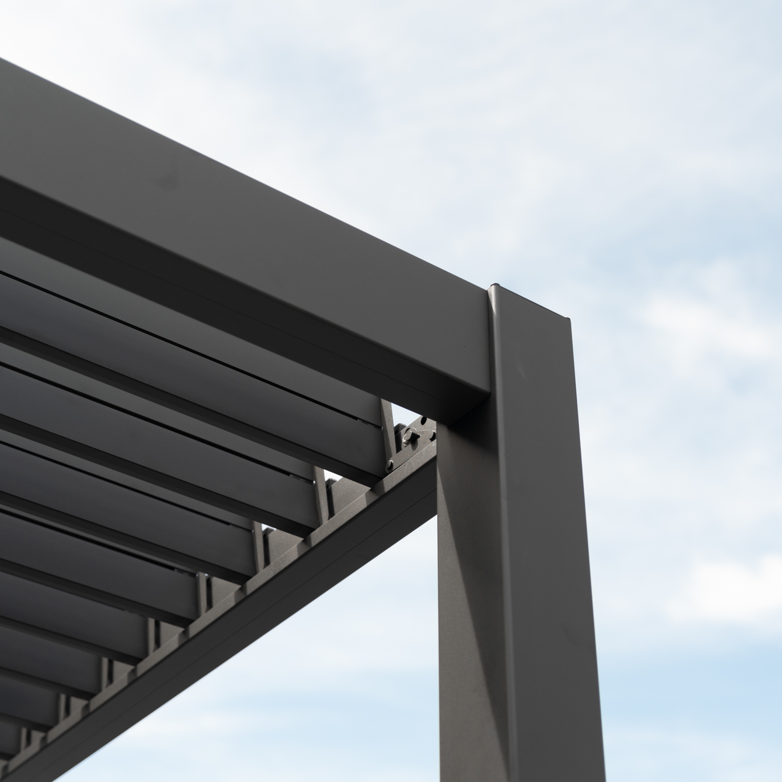 Nova - Titan Freestanding Aluminium Pergola - 6m x 3.6m Rectangular - Grey thumbnail 6