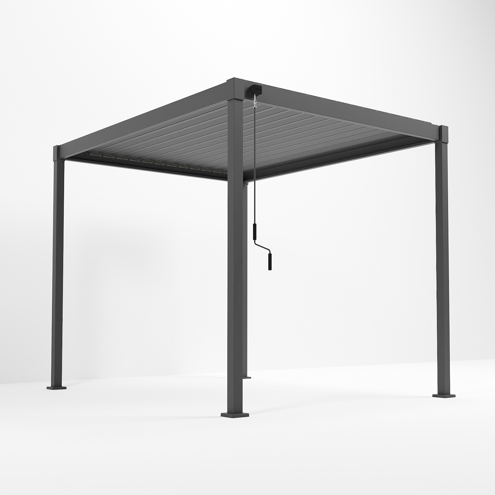 Nova - Luna Pergola - 3m x 2.4m Rectangular - Grey thumbnail 2