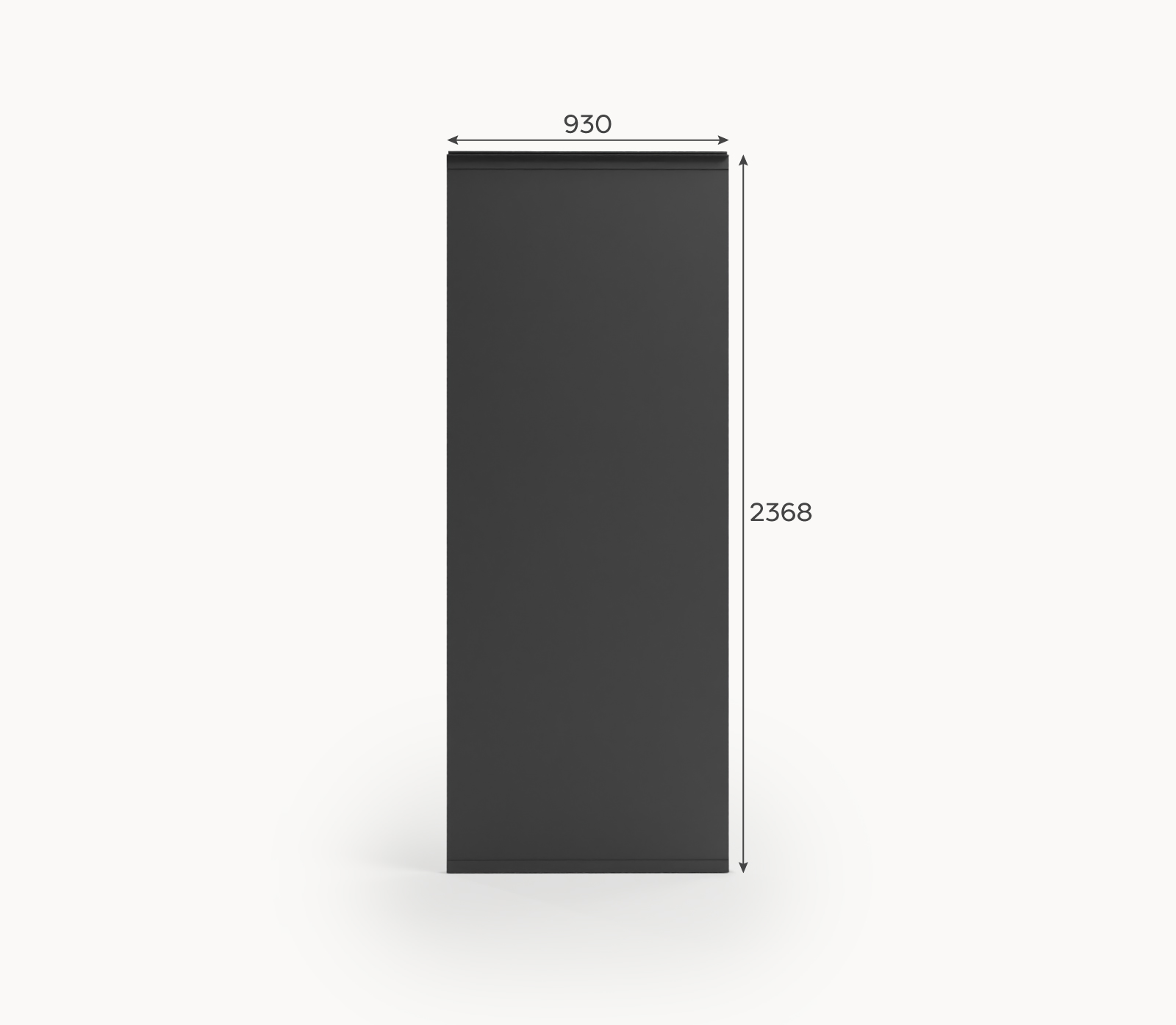 Nova - Titan 1.0M Solid Insulated Side Wall Panel - Grey thumbnail 3