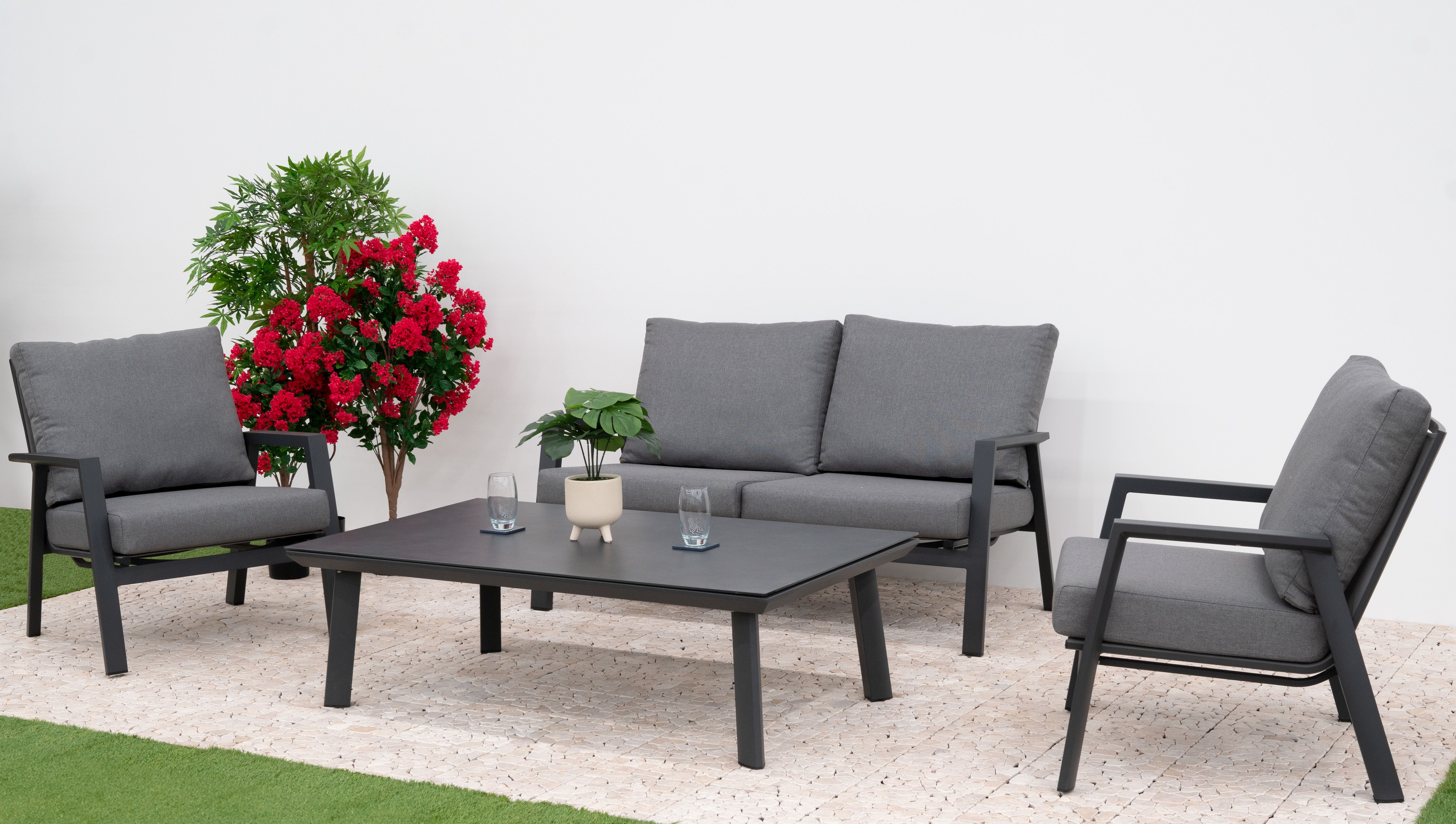 Nova - Zara 2 Seater Sofa Lounging Set with Rectangular Coffee Table thumbnail 5