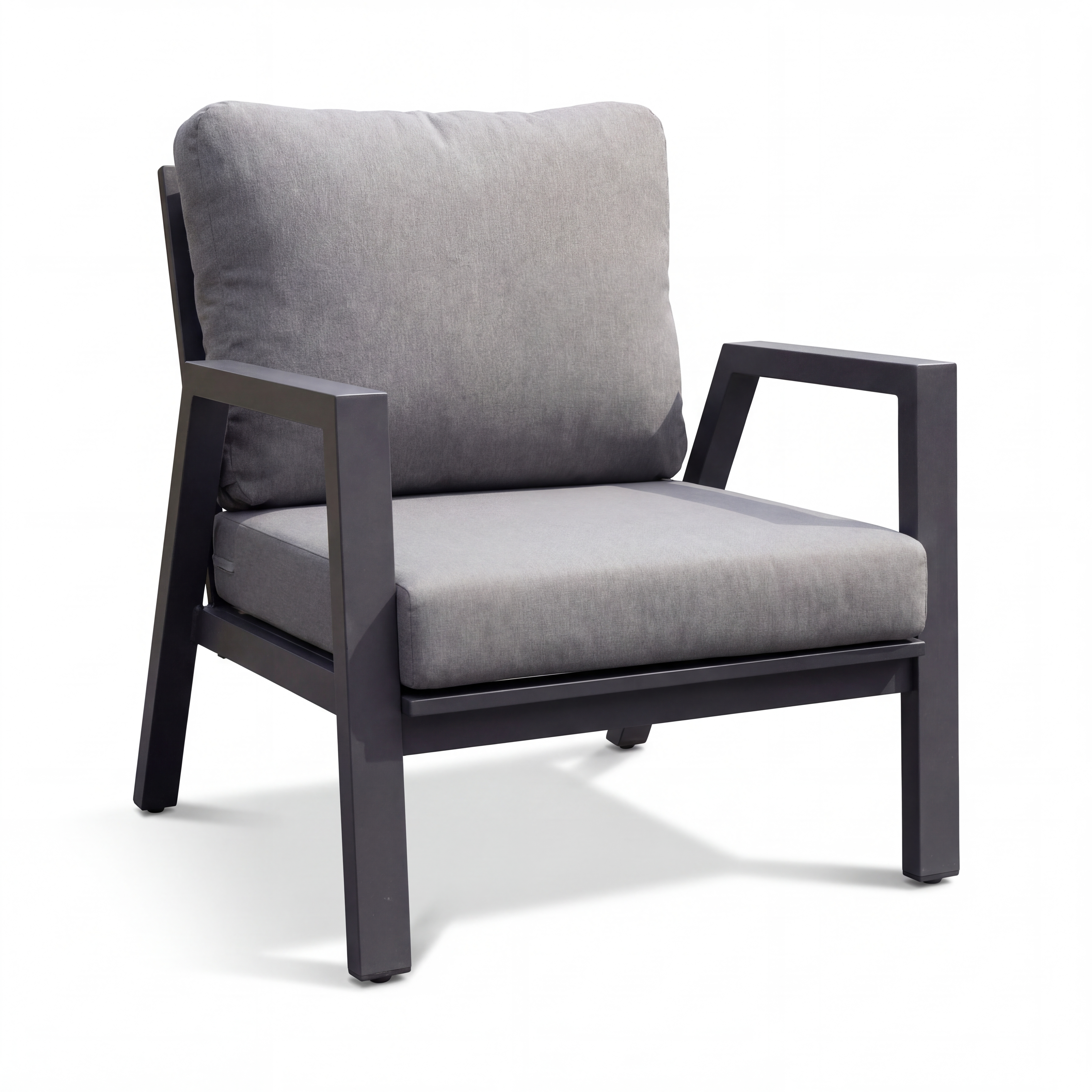 Nova - Phoenix Lounge Armchair - Grey thumbnail 4