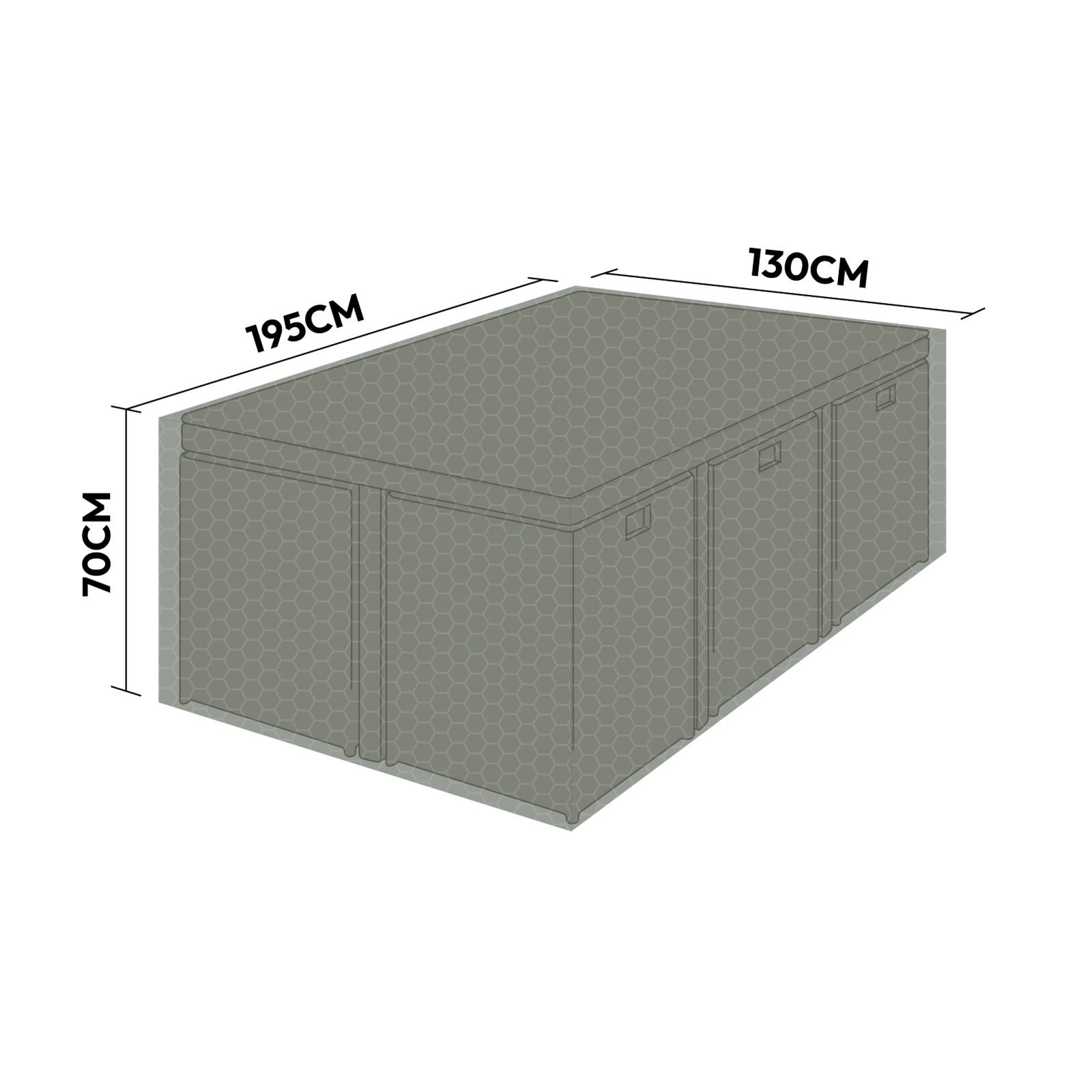 Protex - 6 Seat Large Cube Set Cover thumbnail 1