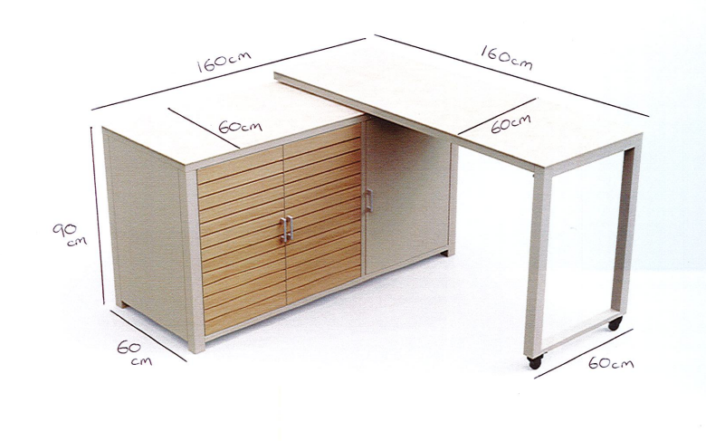 Nova - Cook Cab Outdoor Kitchen Workstation - Pebble thumbnail 6