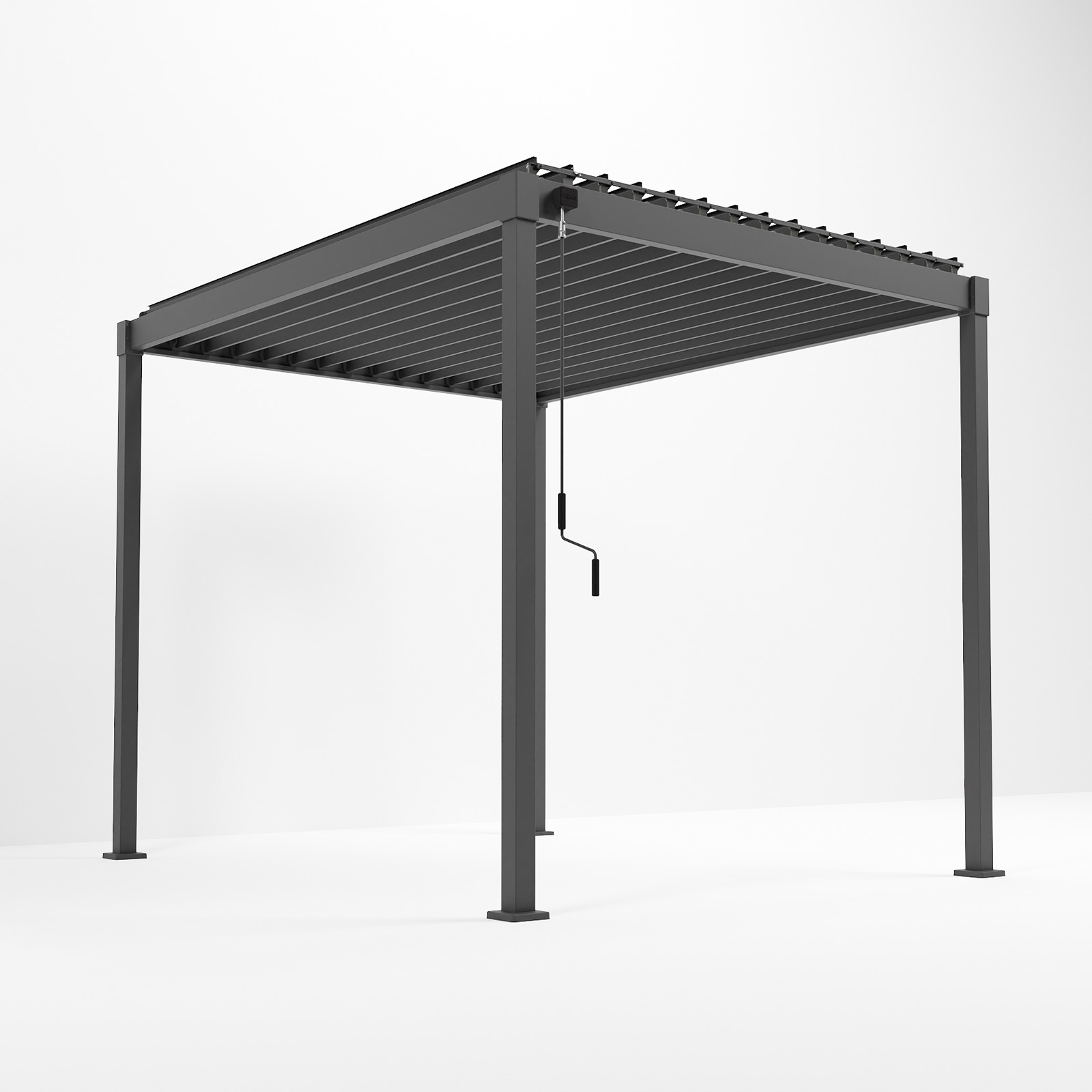 Nova - Luna Pergola - 3m x 2.4m Rectangular - Grey thumbnail 9