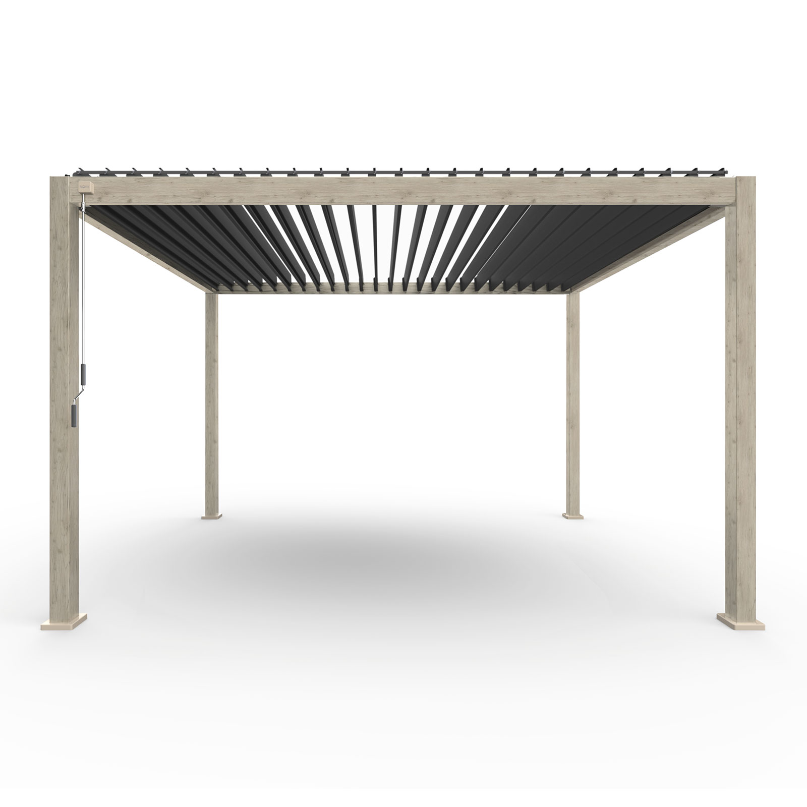 Nova - Titan Freestanding Aluminium Pergola - 4m x 3m Rectangular - Wood Look thumbnail 6