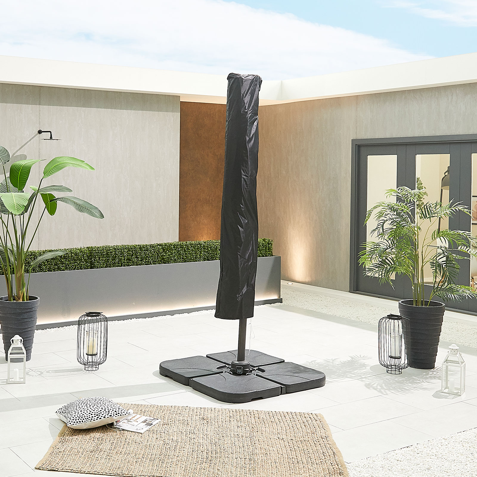 Nova - Apollo Cantilever Parasol - 3m x 2m Rectangular - Grey thumbnail 6