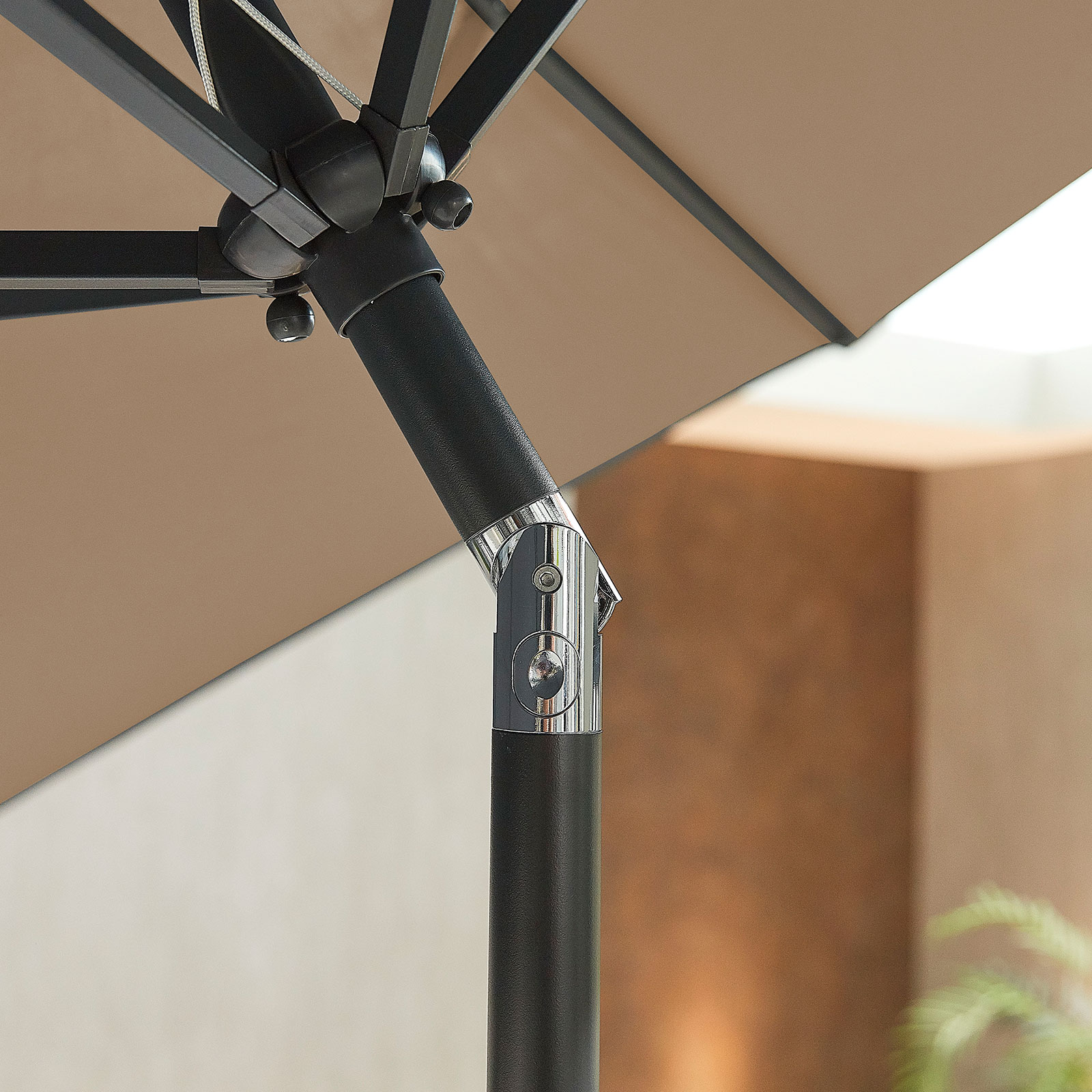Nova - Antigua Aluminium Parasol - 3m x 2m Rectangular - Taupe thumbnail 8