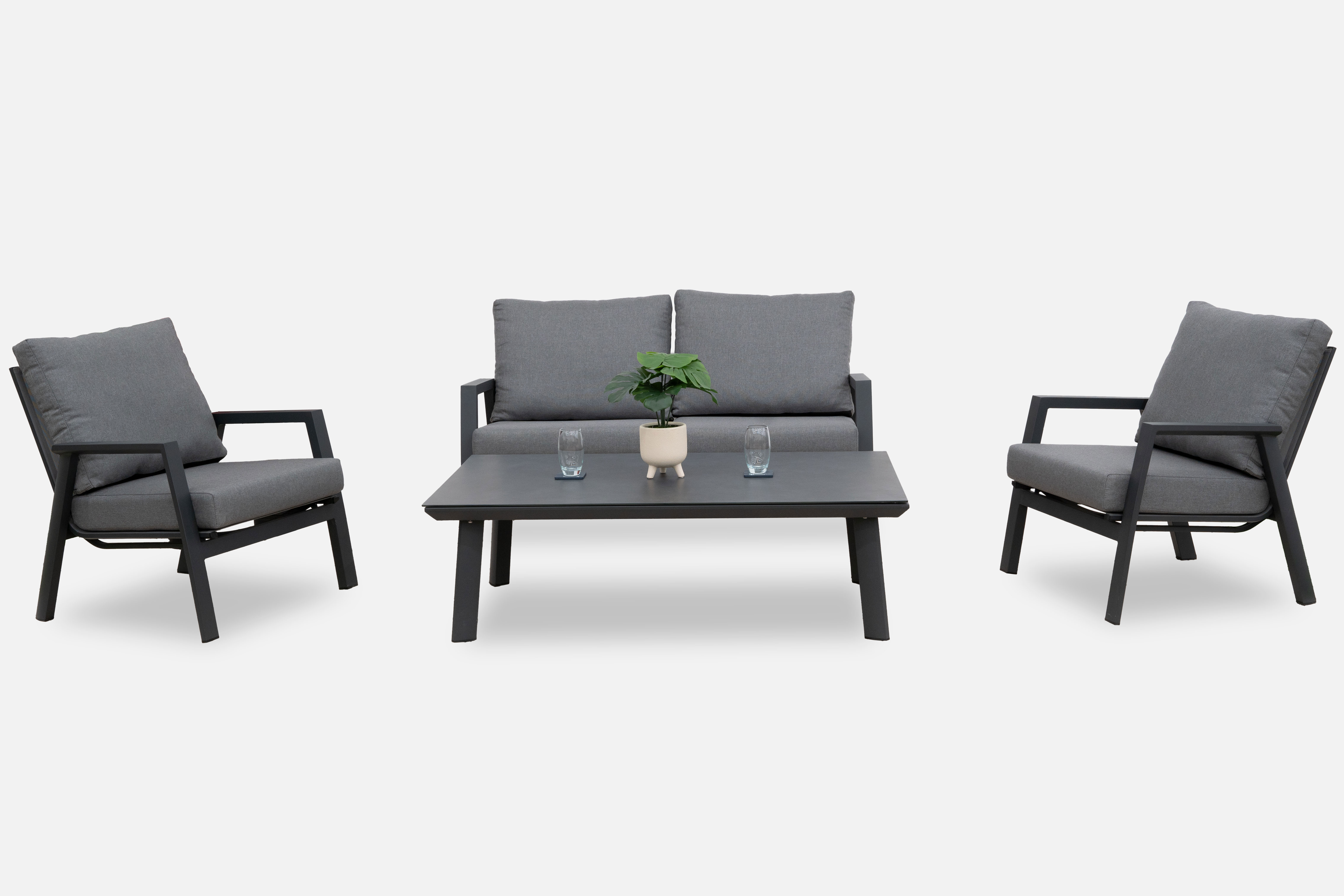 Nova - Zara 2 Seater Sofa Lounging Set with Rectangular Coffee Table thumbnail 3