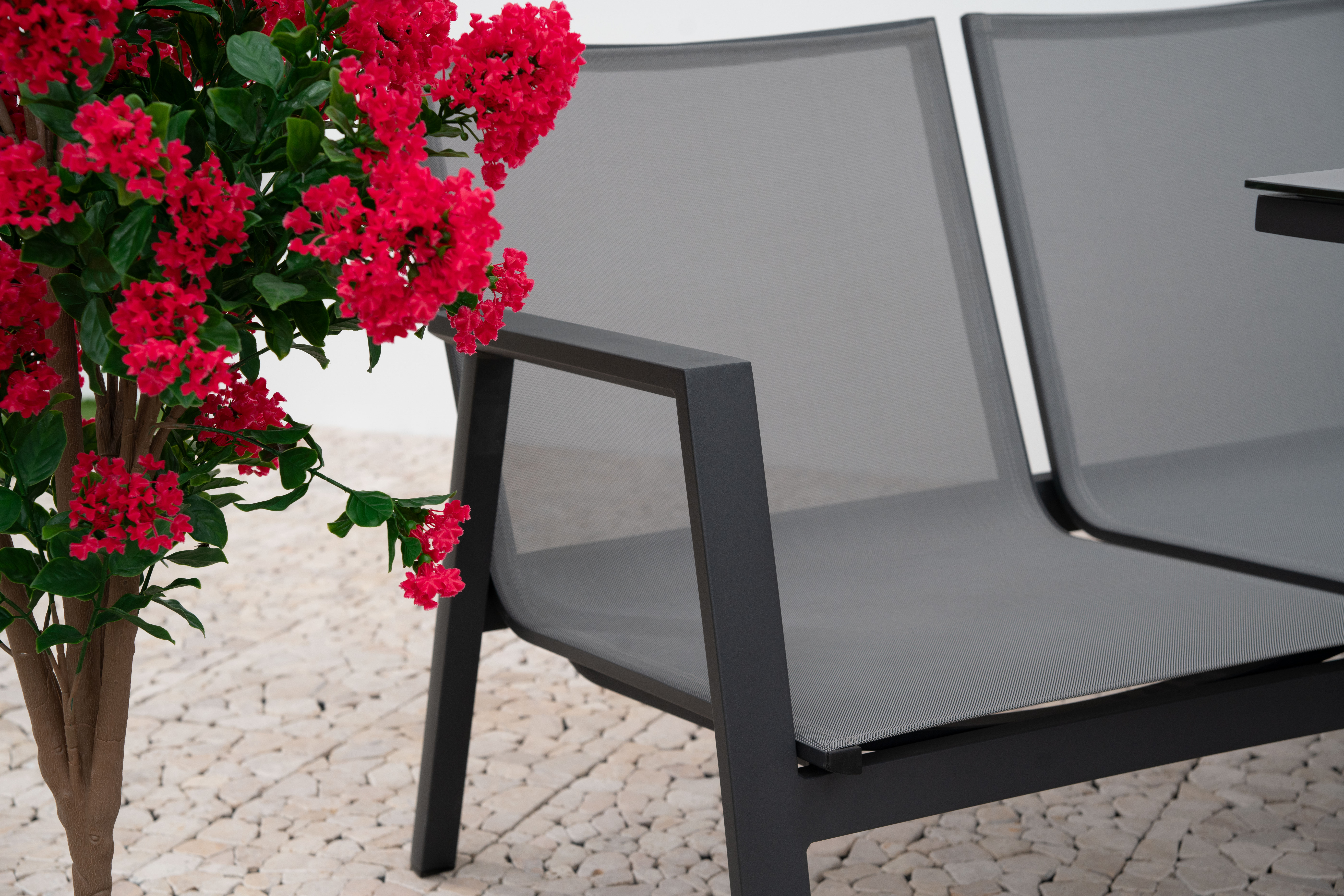 Nova - Zara L-Shaped Corner Sofa Lounge Dining Set with Rectangular Extending Rising Table thumbnail 5